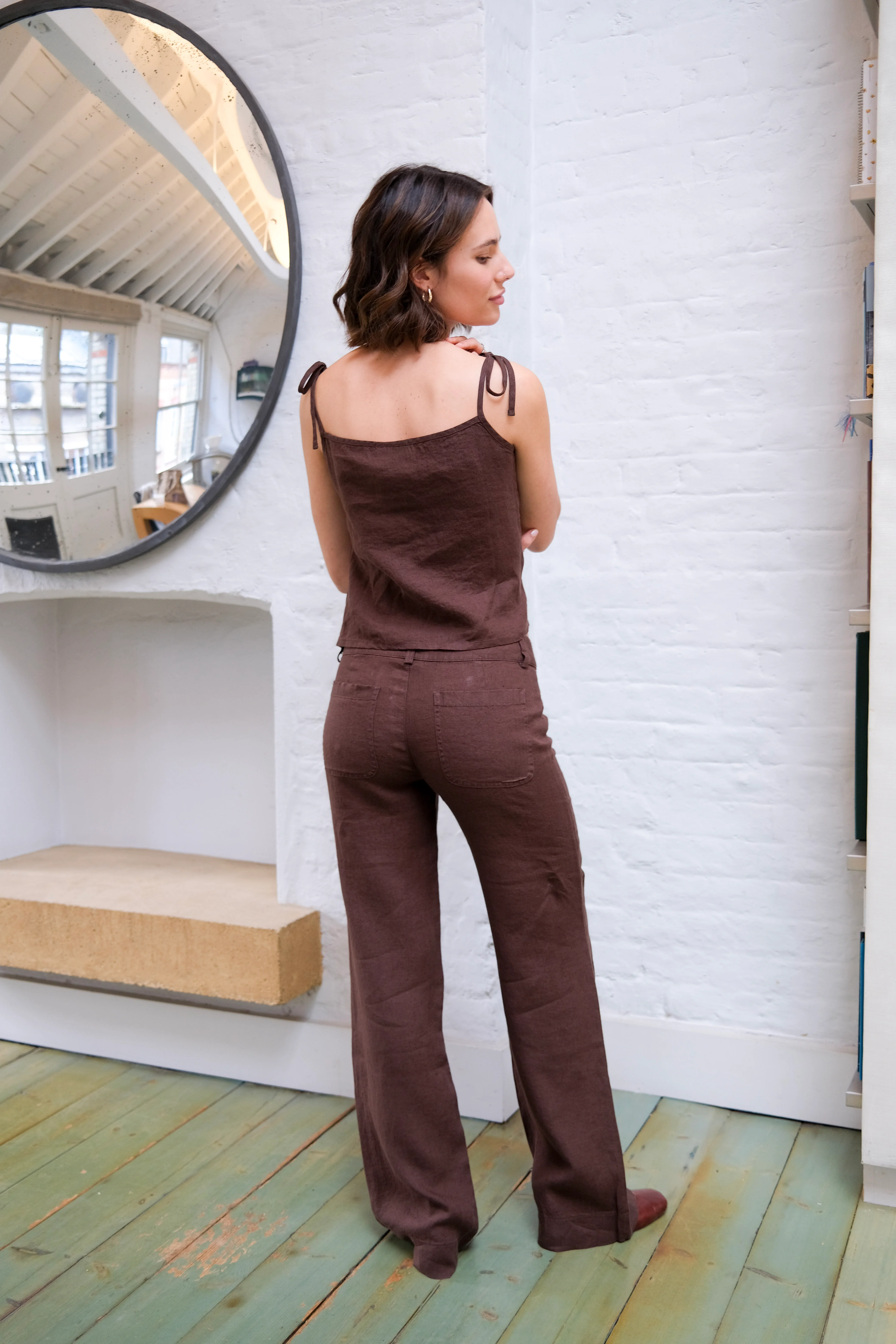 Arla Top - Brown - Image 10