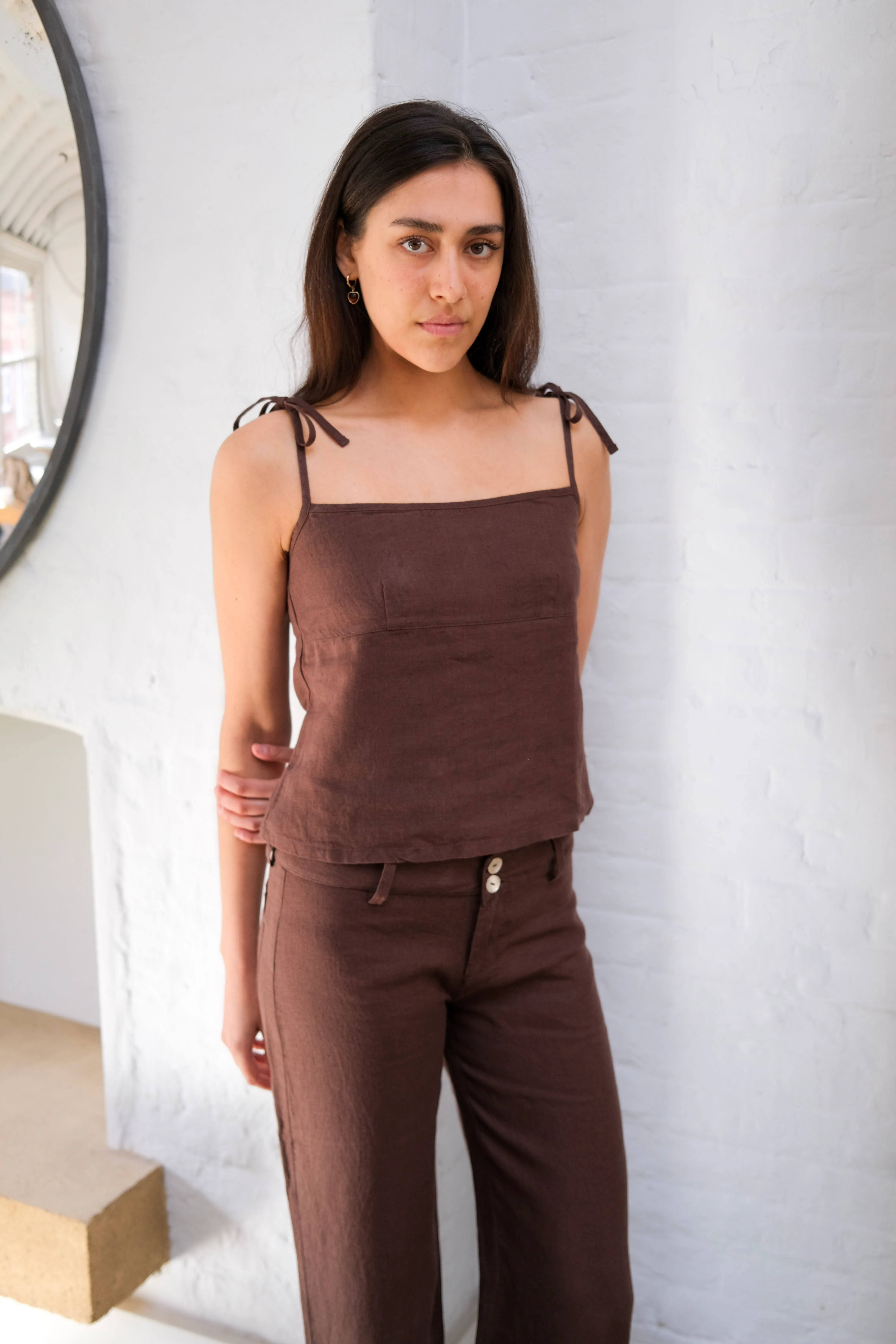 Arla Top - Brown - Image 9