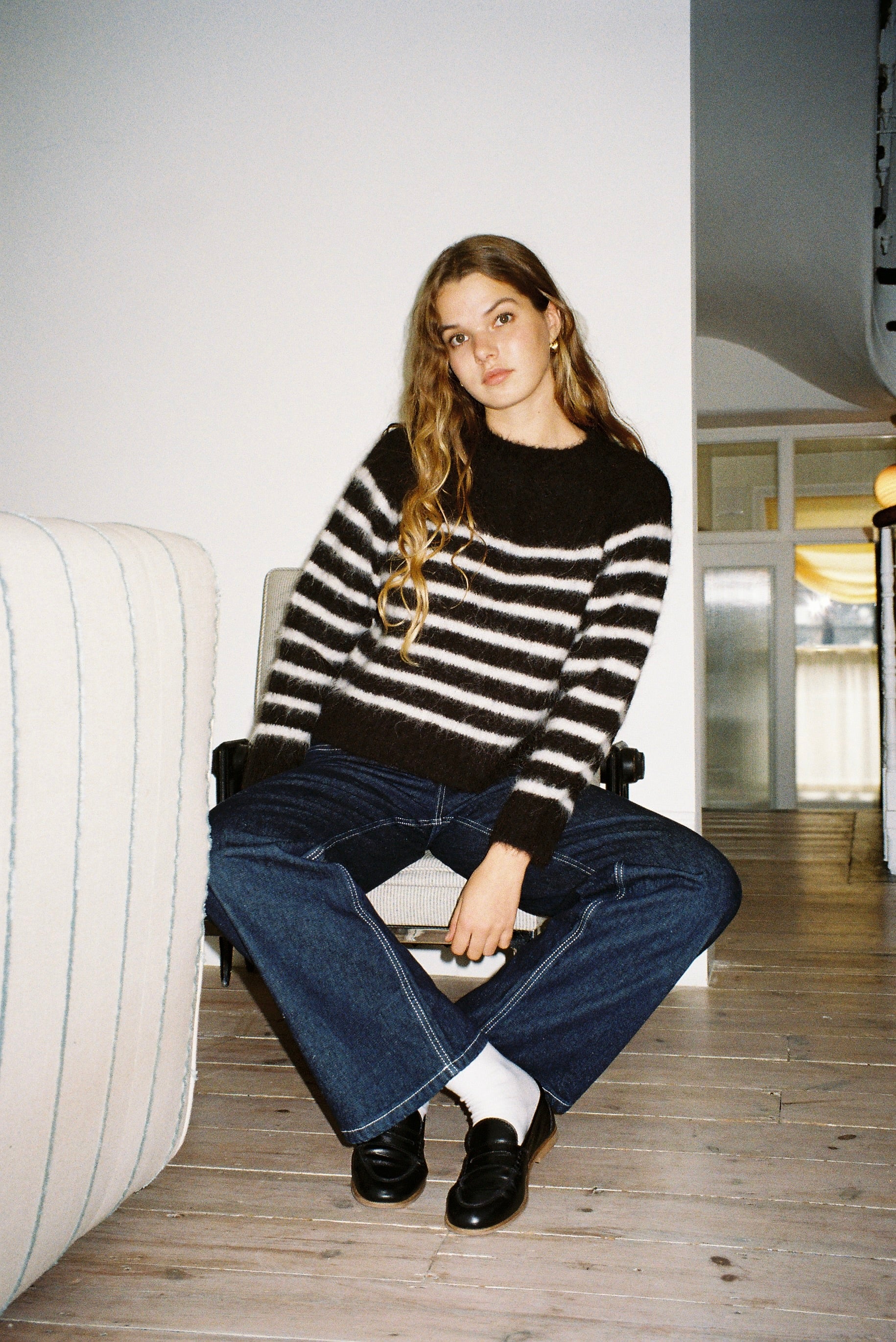 Cara Jumper - Black & White - Image 3