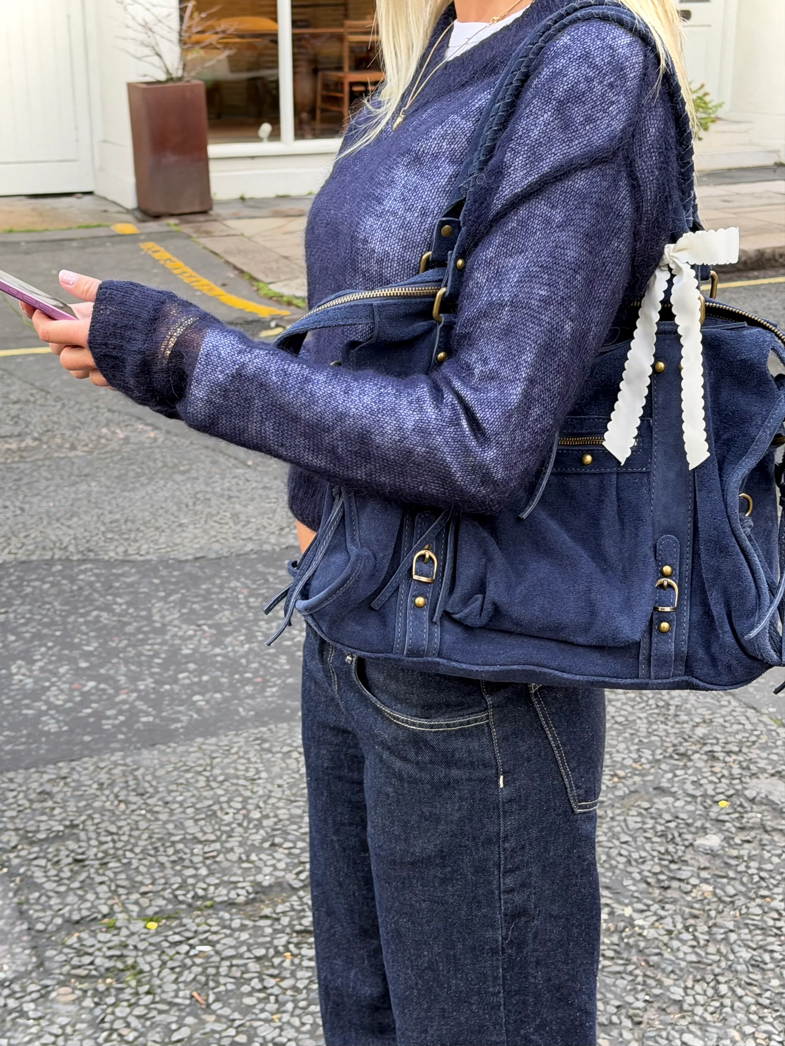 Leni Jumper - Navy - Image 4