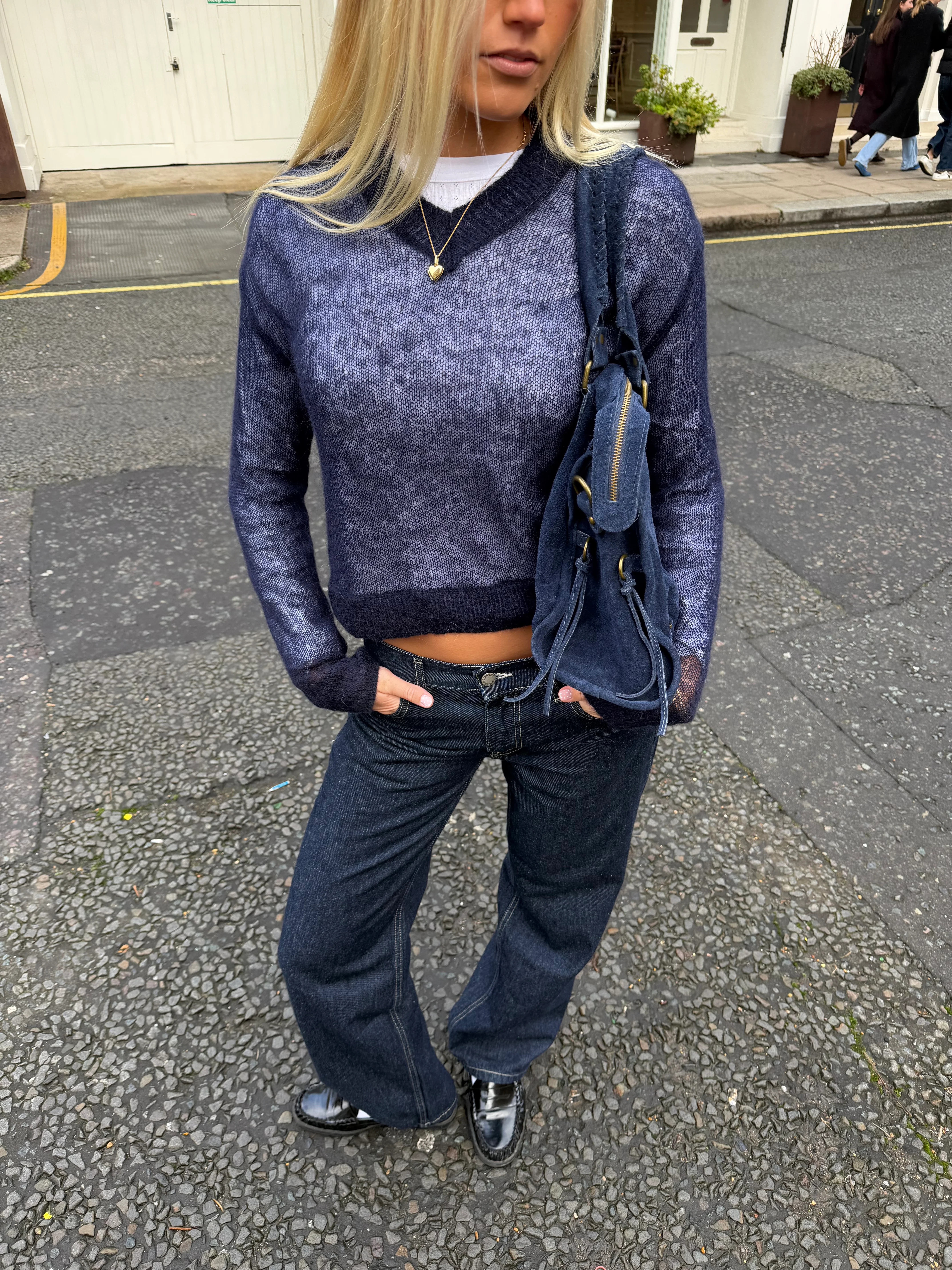 Leni Jumper - Navy - Image 6