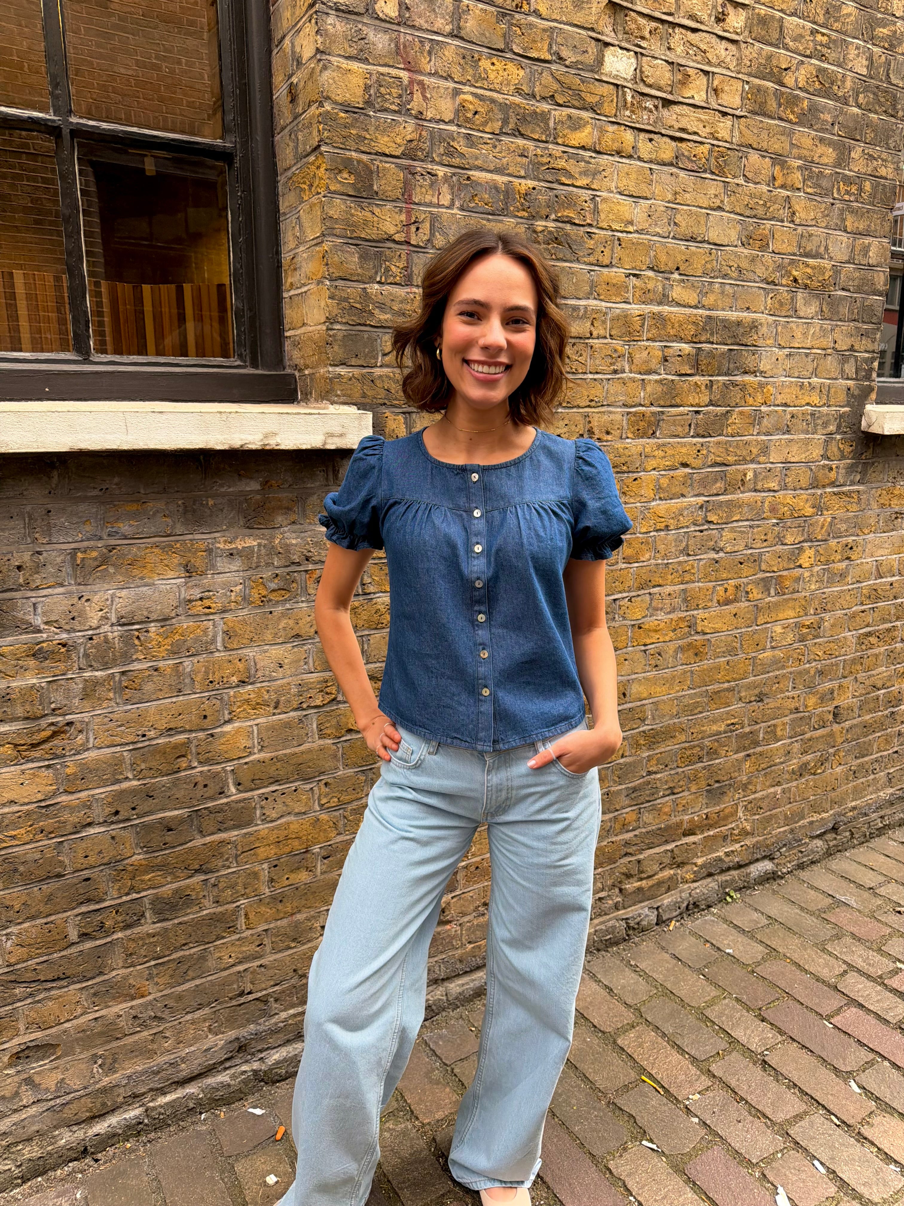 Perdie Blouse - Indigo - Image 4