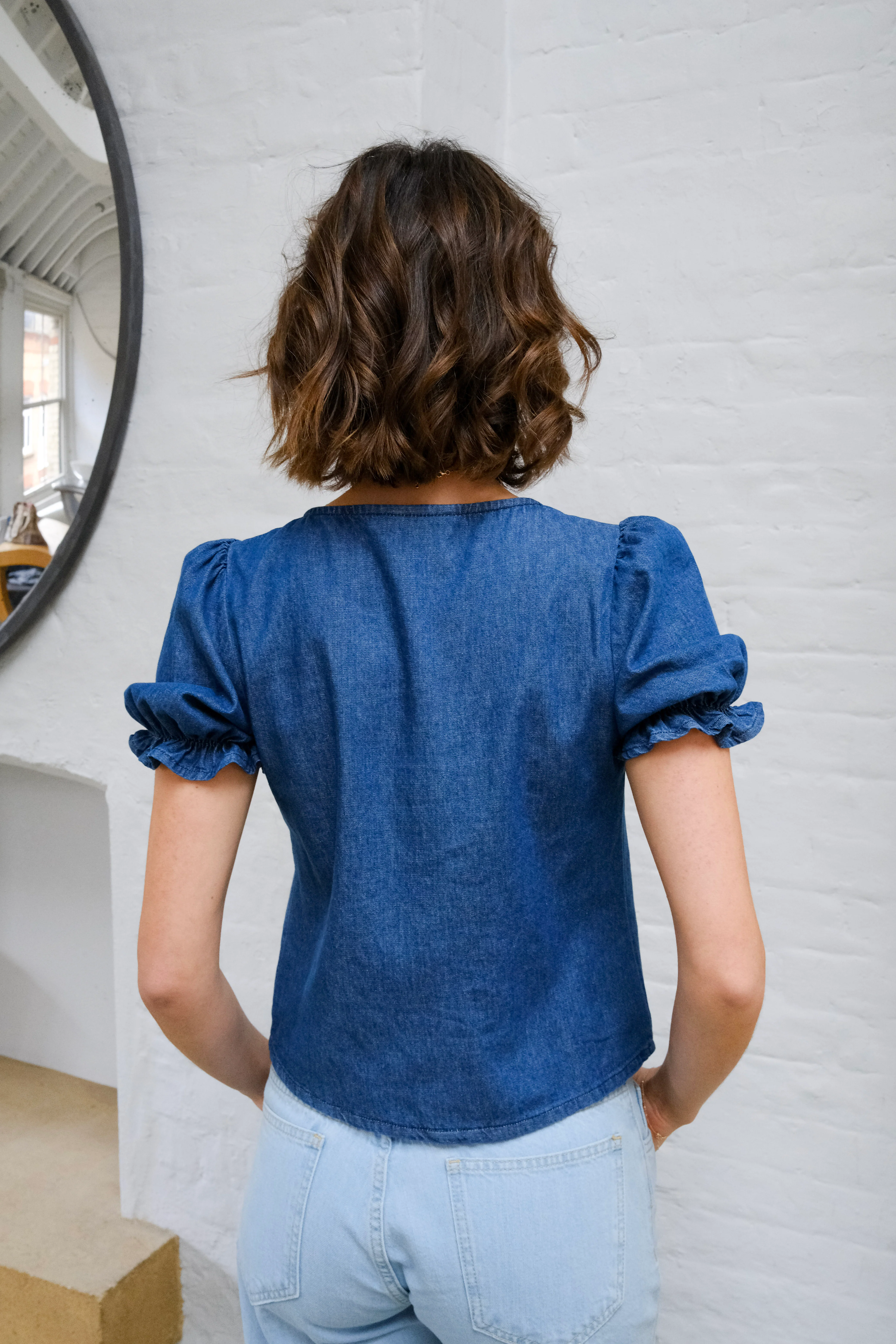 Perdie Blouse - Indigo - Image 7