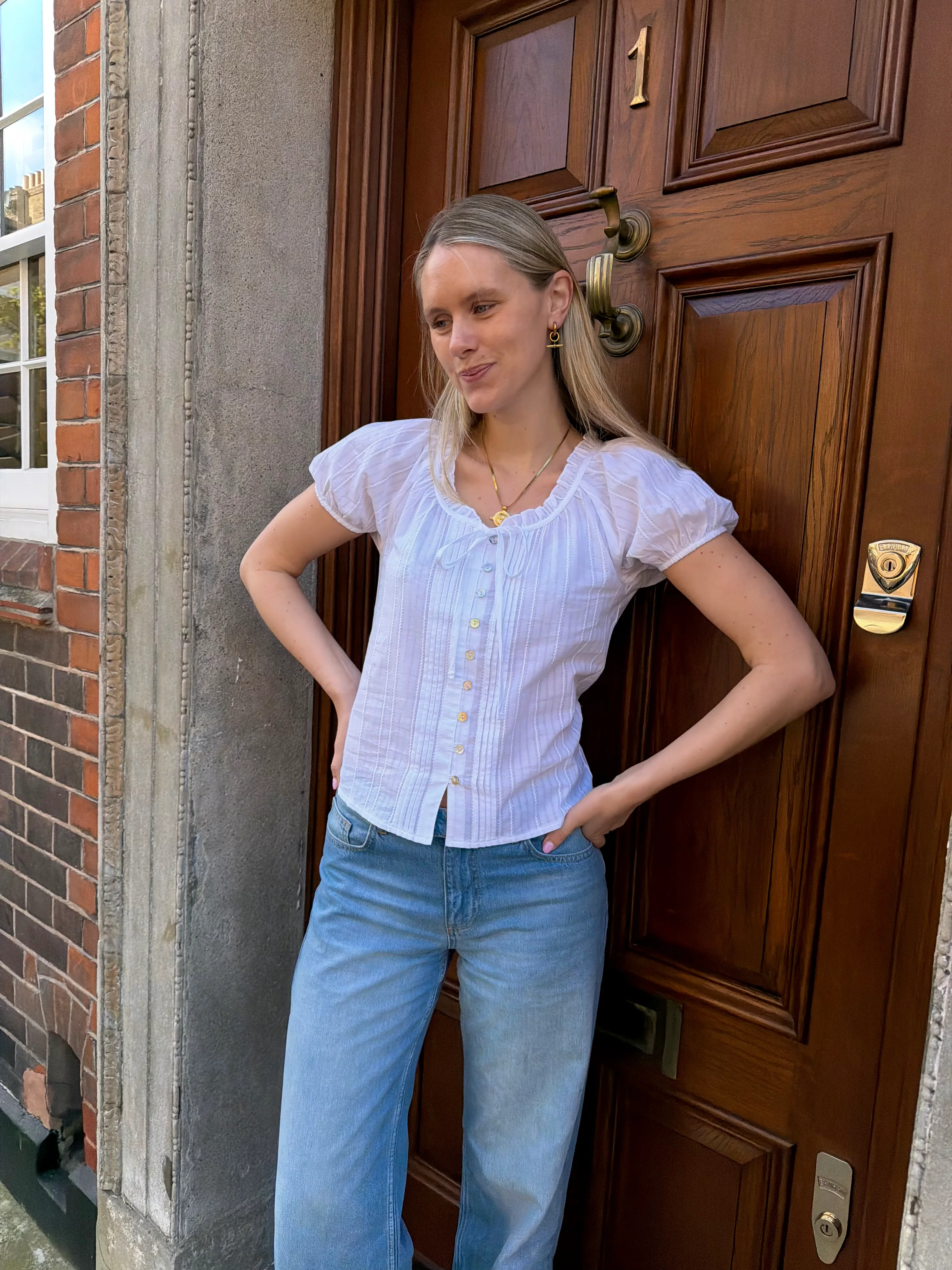 Elodie Blouse - White - Image 3