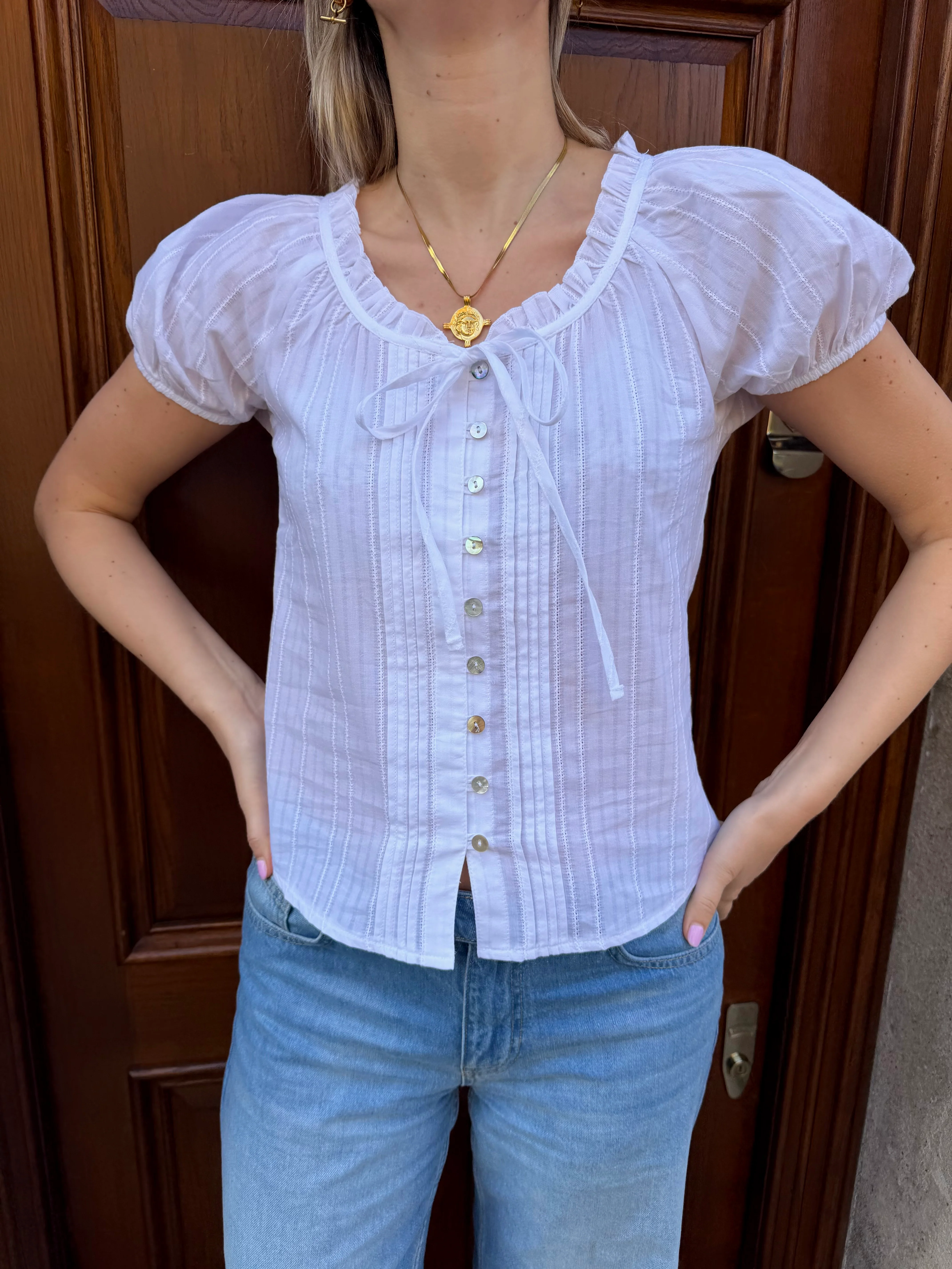 Elodie Blouse - White - Image 4