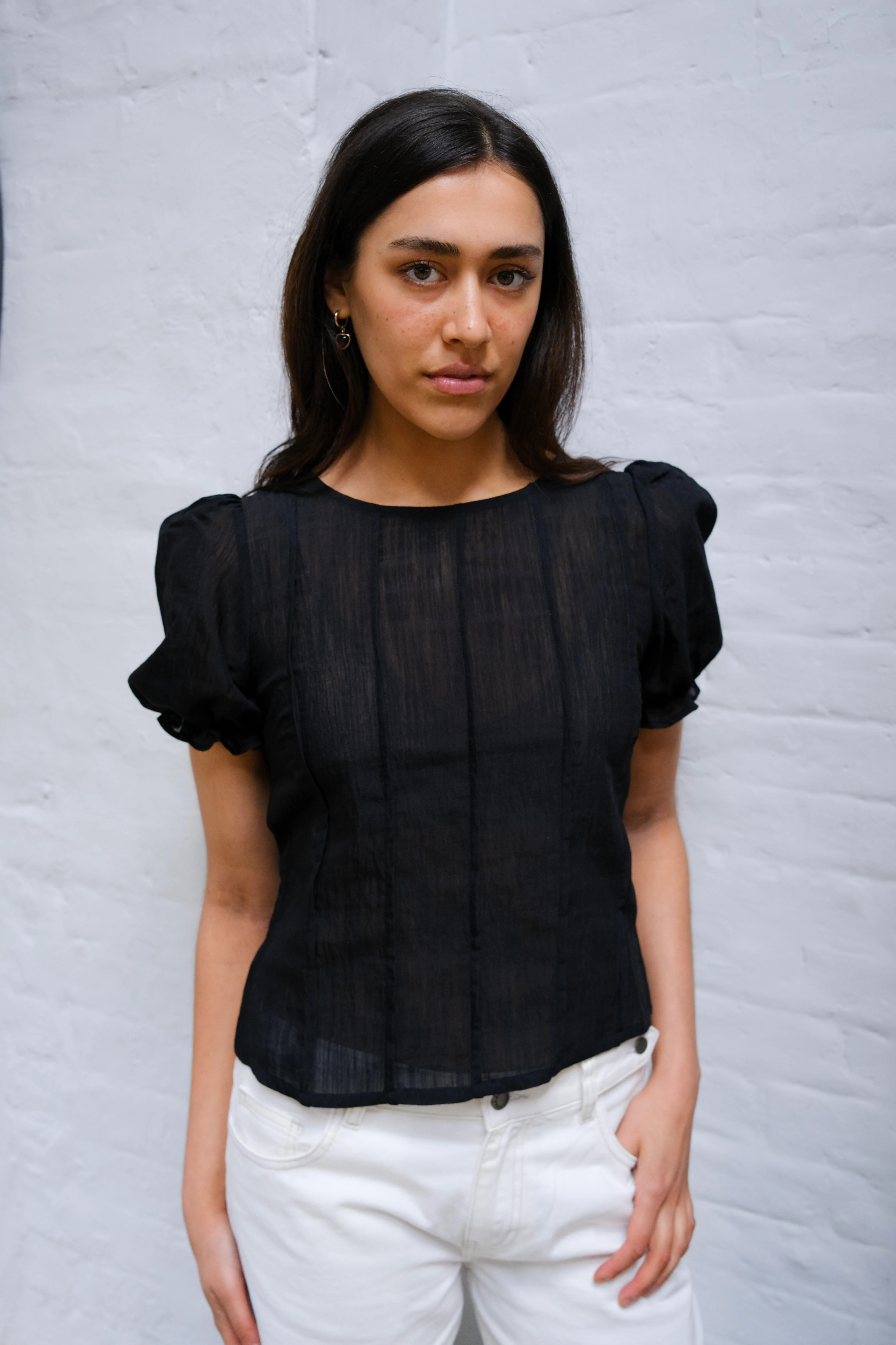 Ida Blouse - Black - Image 10