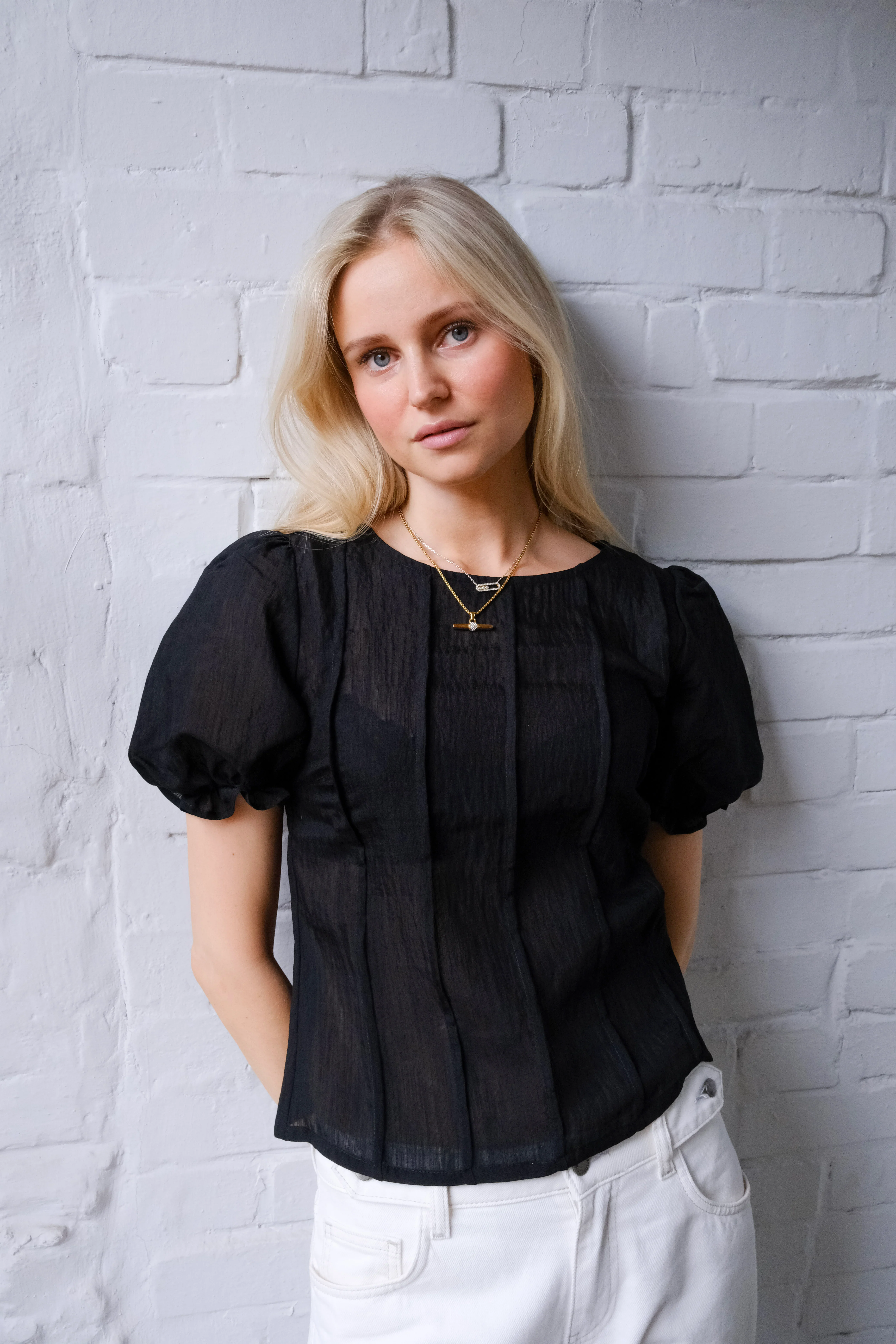 Ida Blouse - Black - Image 11