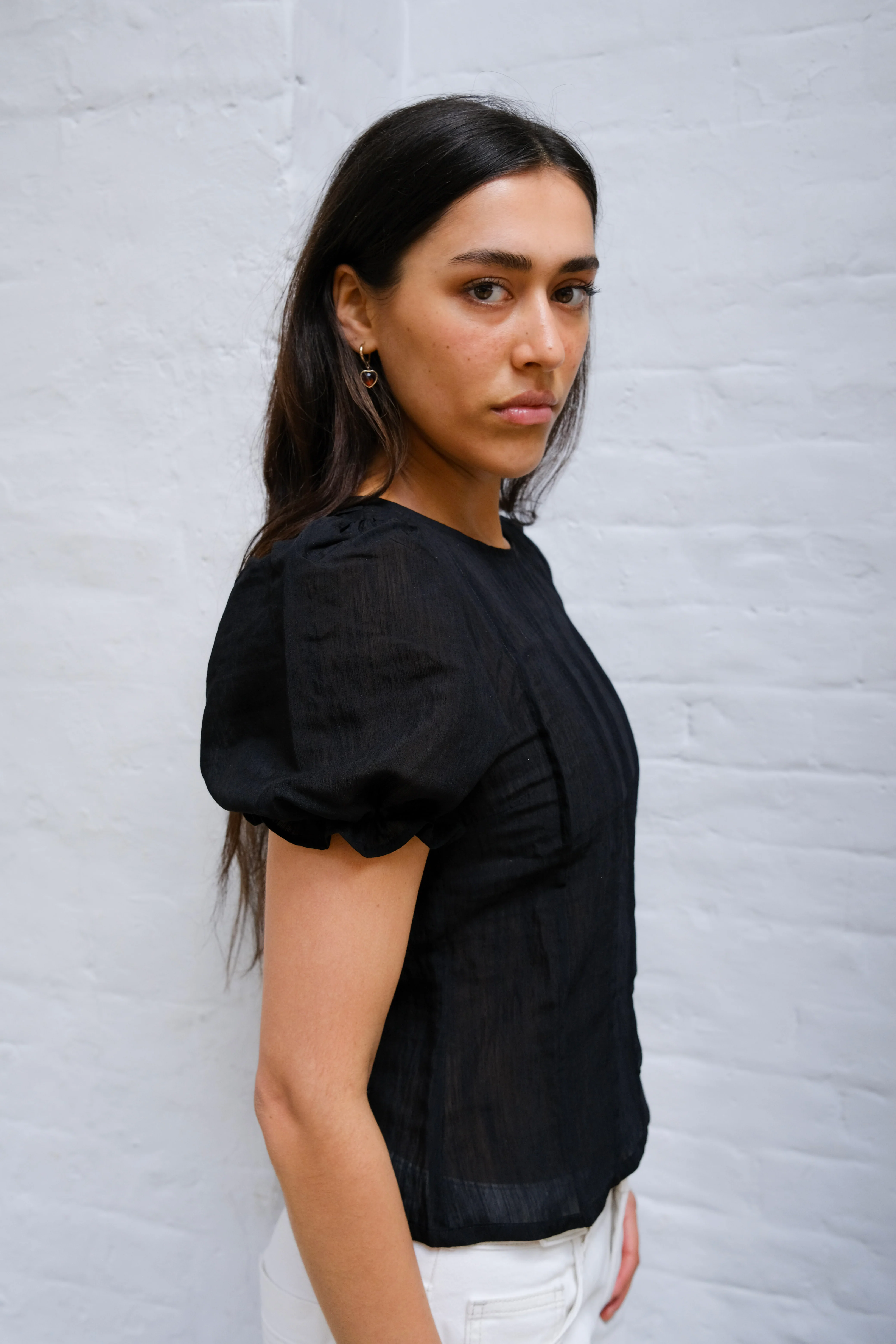 Ida Blouse - Black - Image 8