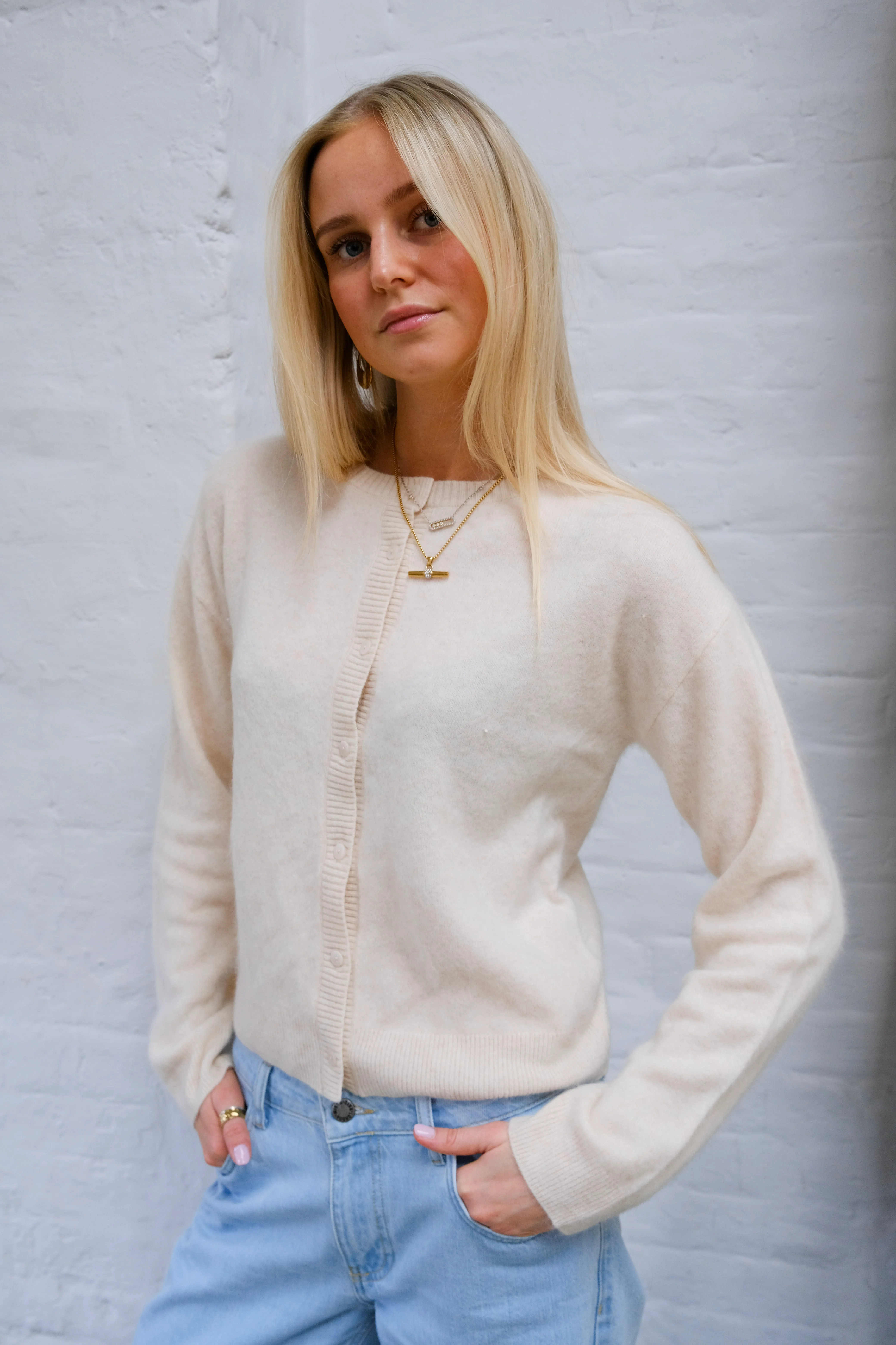 Isla Cardigan - Cream - Image 4
