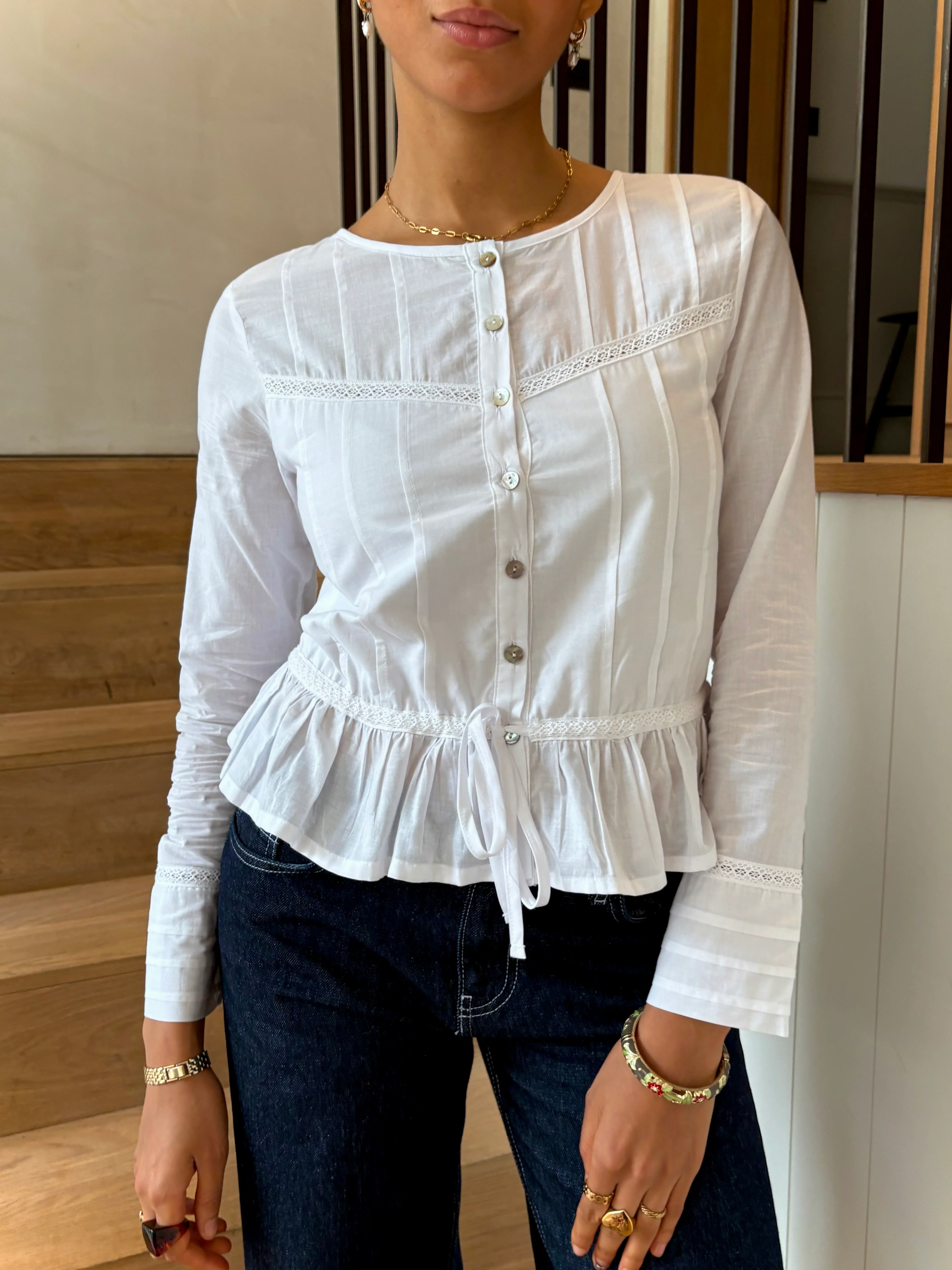 Mina Blouse - White - Image 10