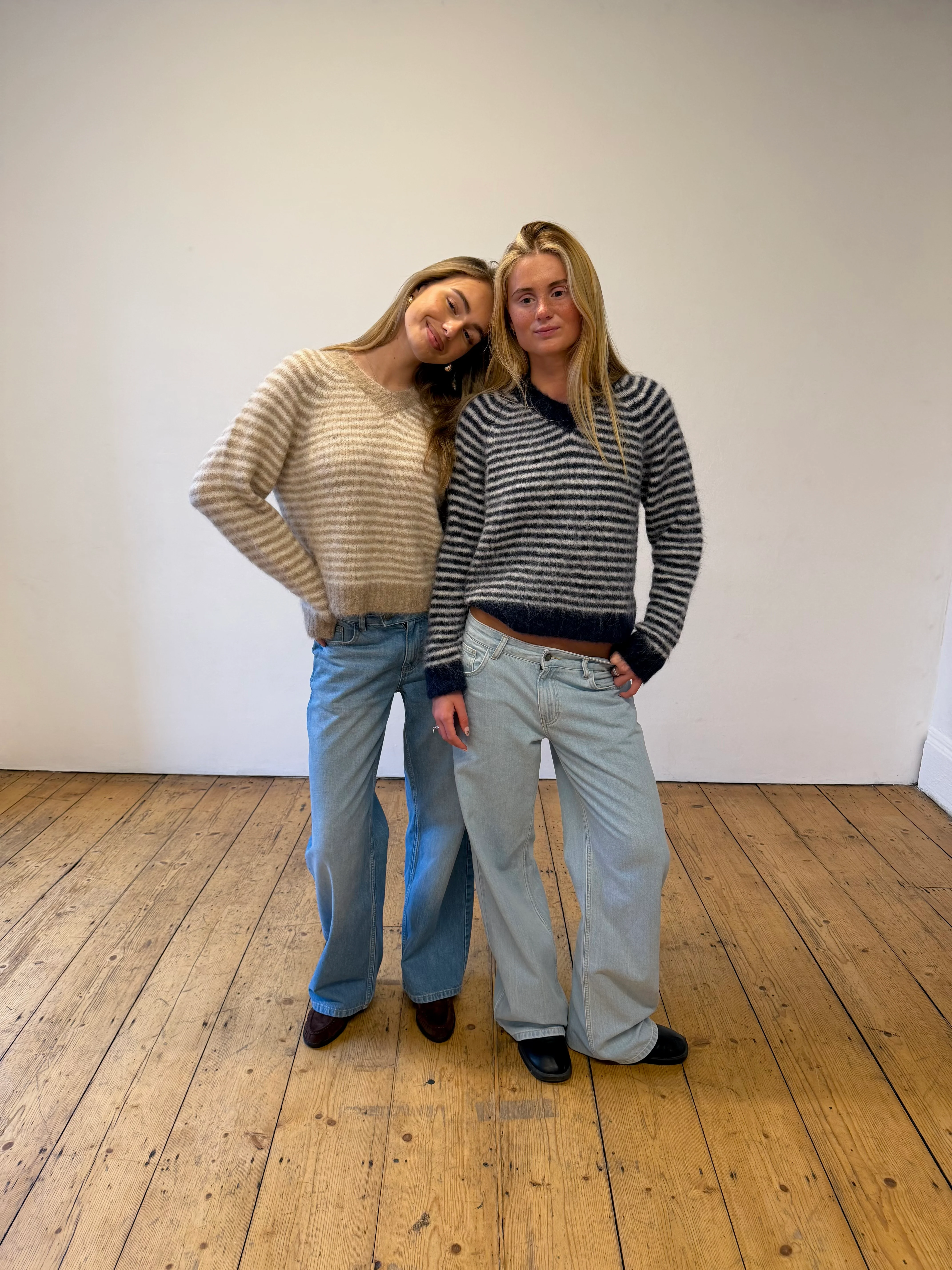 Orla Jumper - Navy Stripe - Image 7