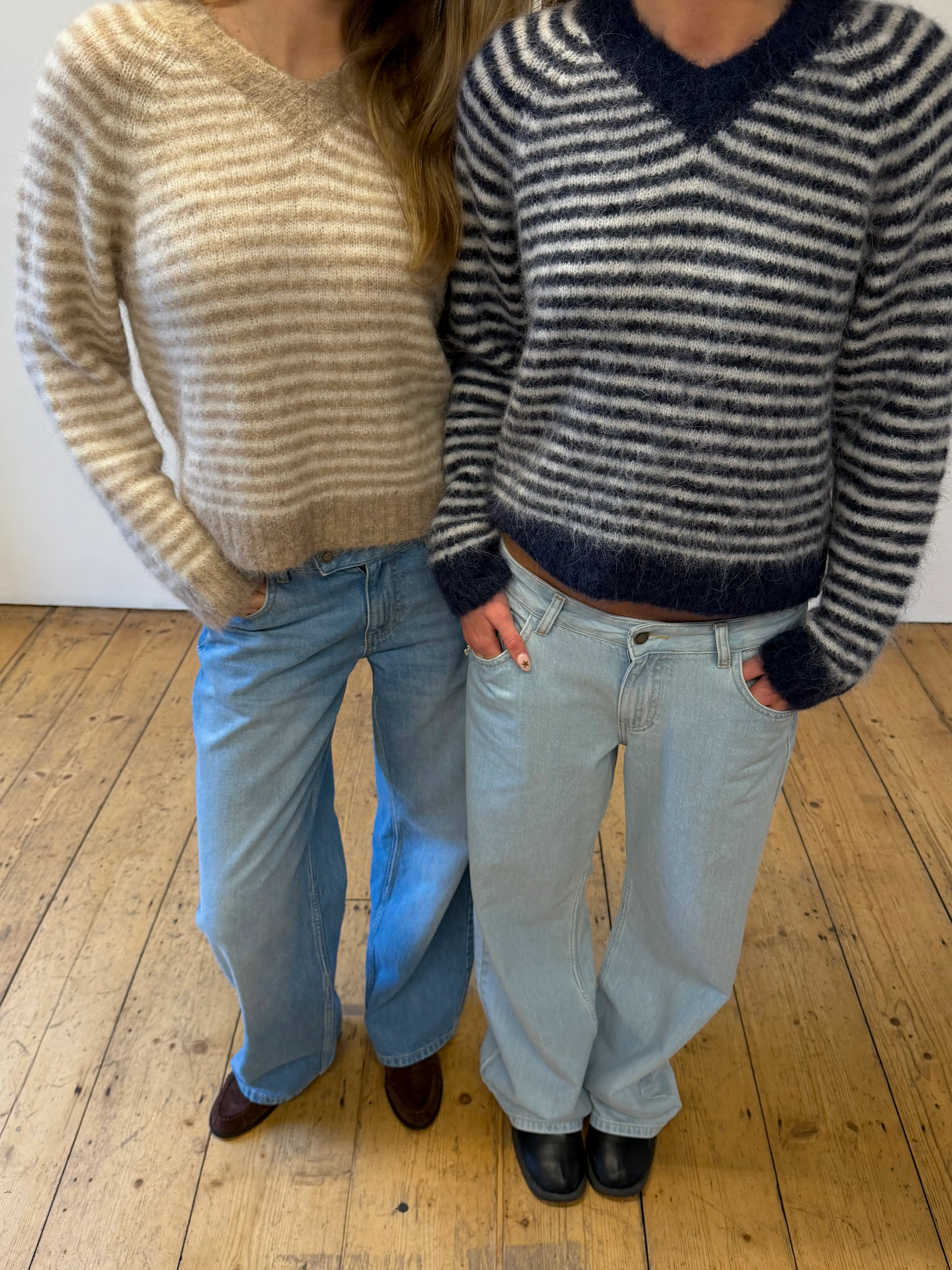Orla Jumper - Navy Stripe - Image 8