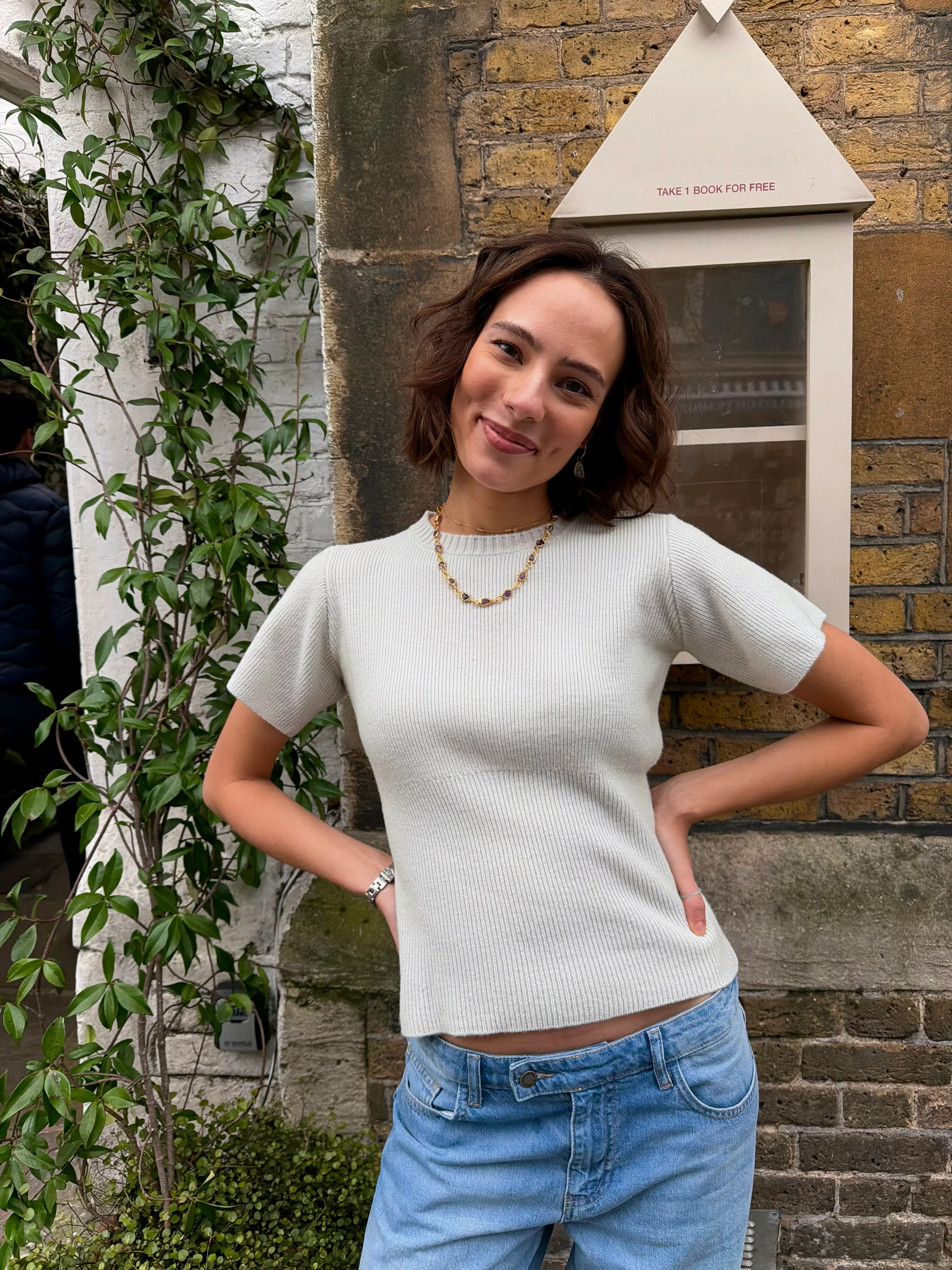 Sofie Knit Top - Duck Egg - Image 3