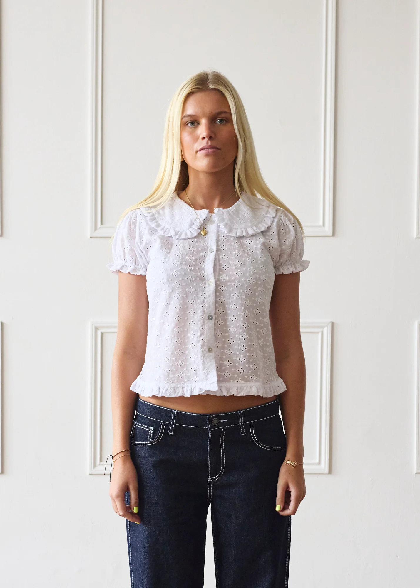 Bonnie Blouse - White - Image 4