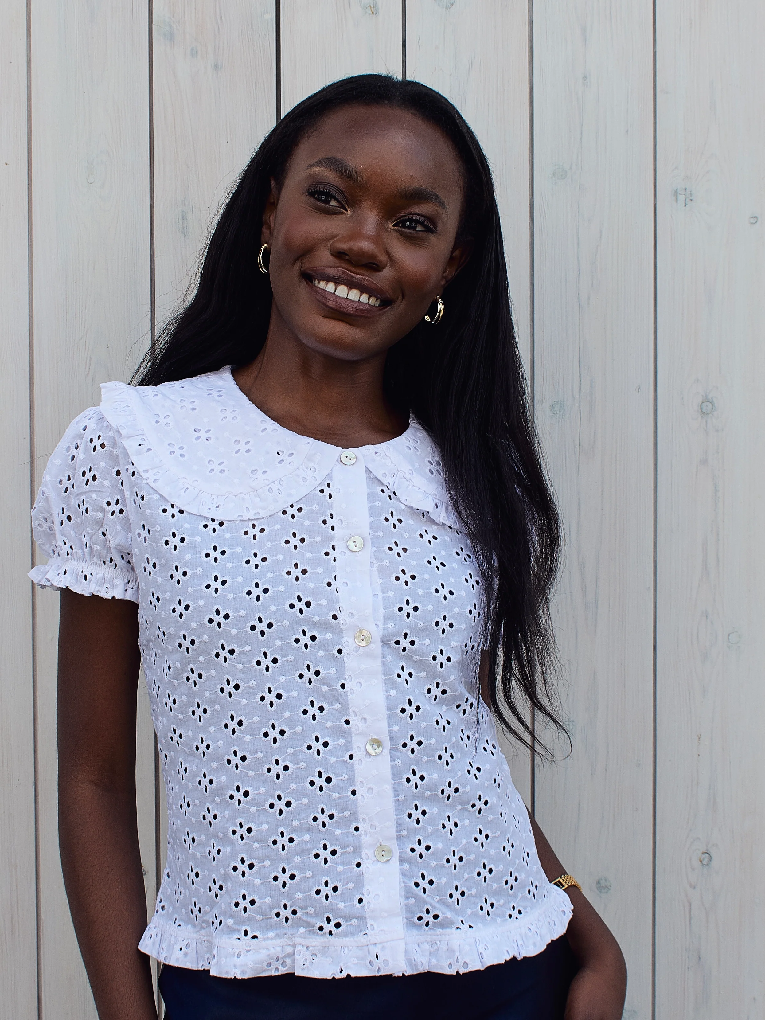 Bonnie Blouse - White - Image 7