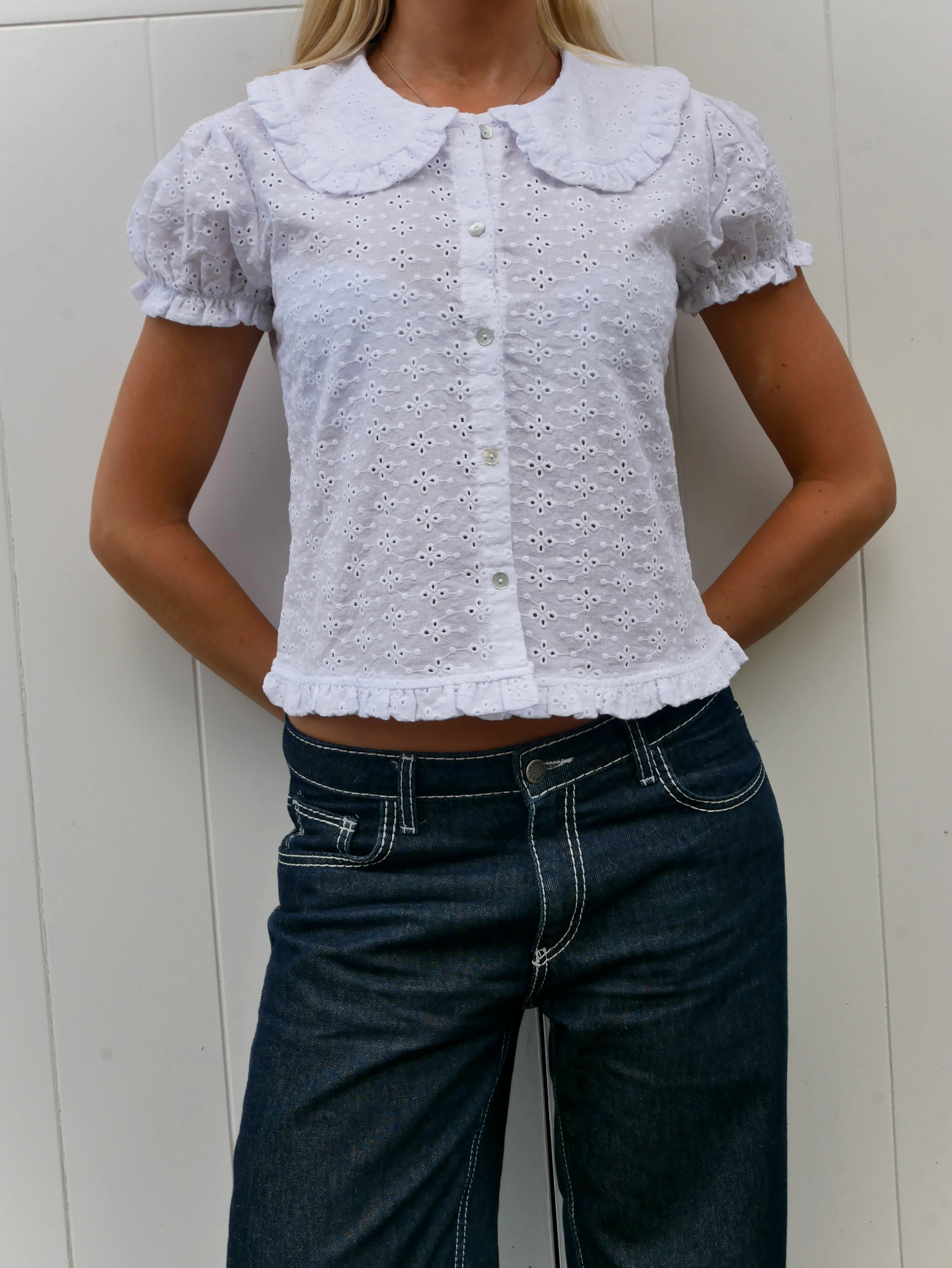Bonnie Blouse - White - Image 8