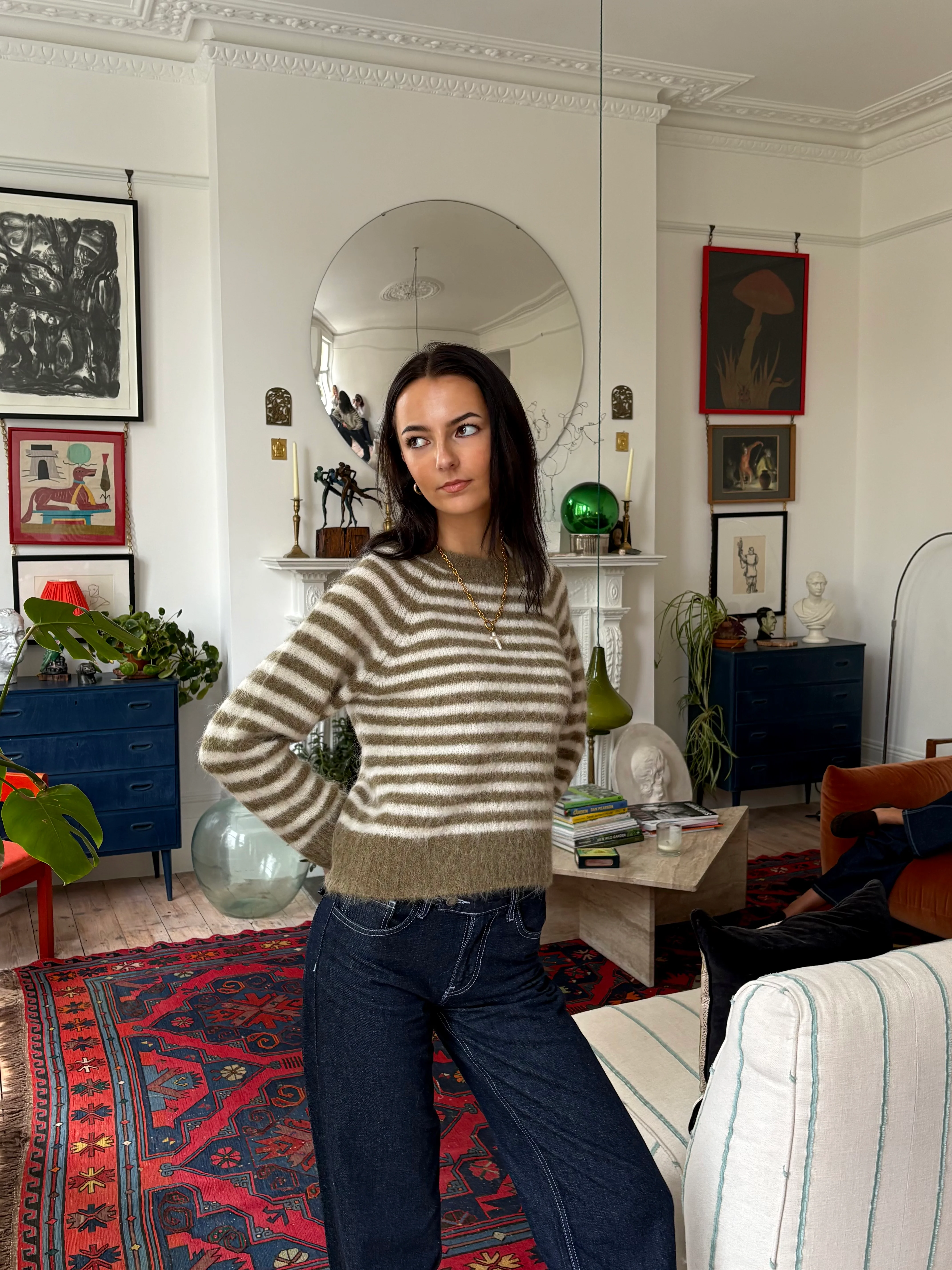 Cara Jumper - Olive - Image 4
