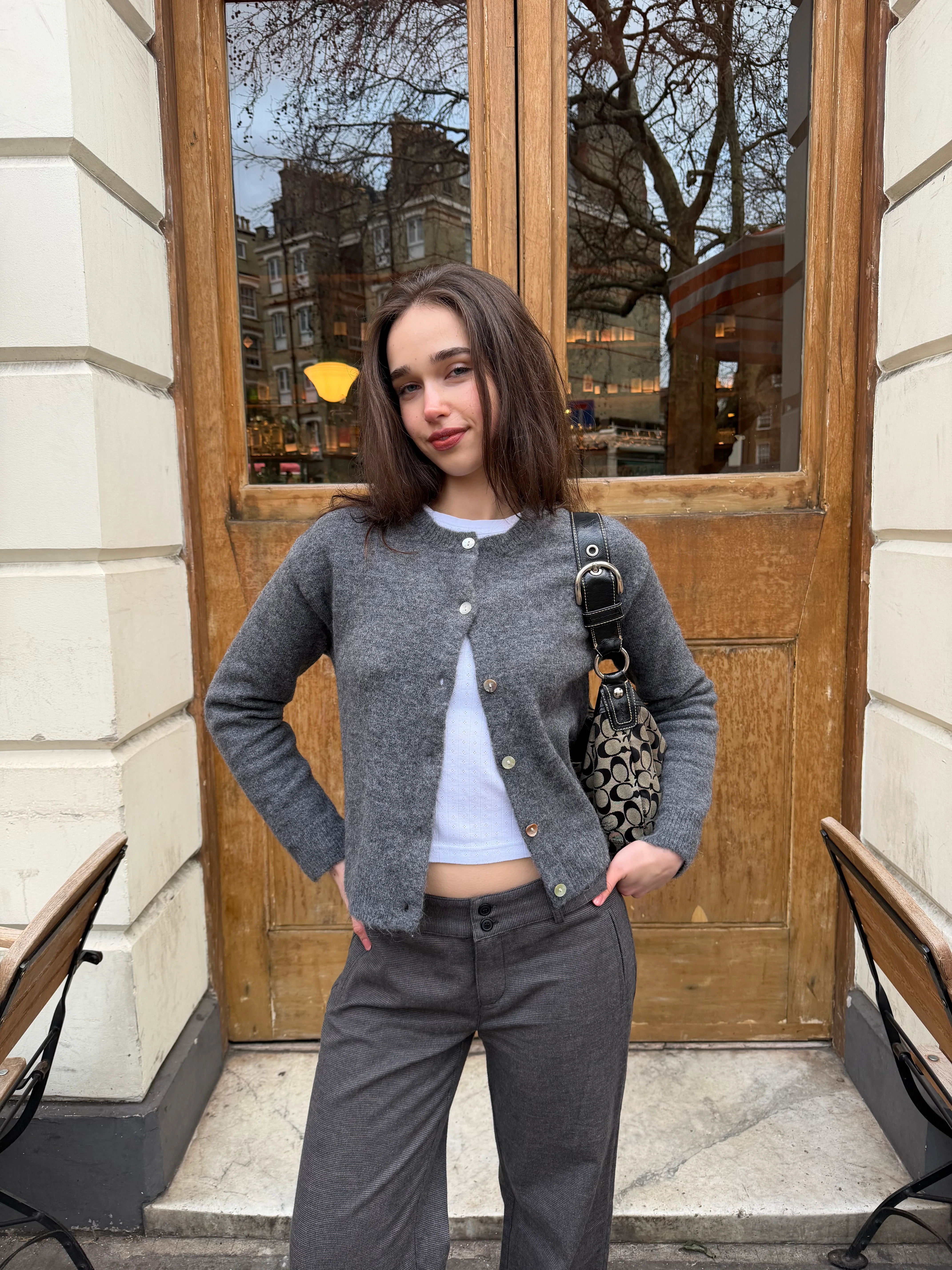 Elsa Cardigan - Dark Grey - Image 5