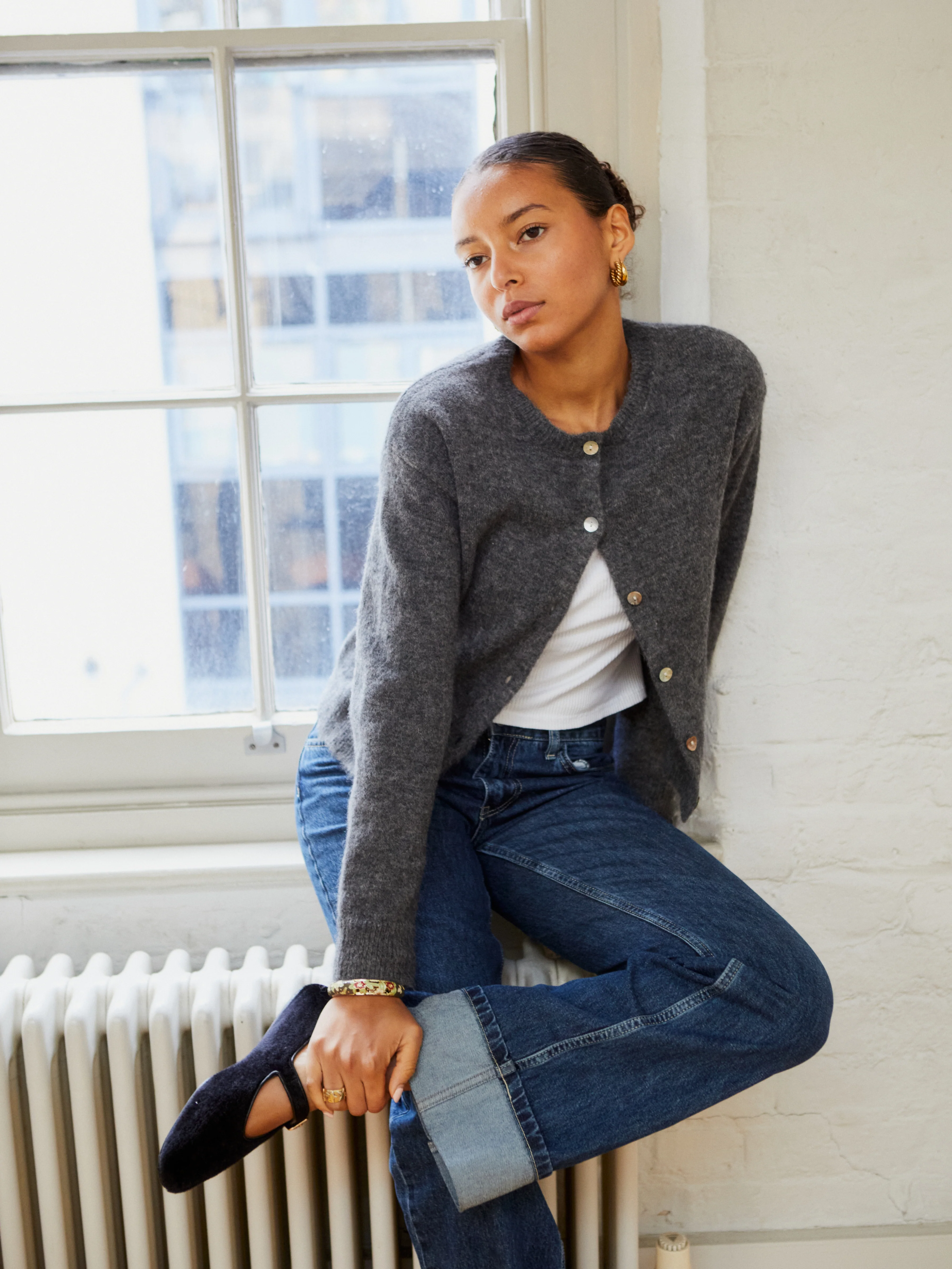 Elsa Cardigan - Dark Grey - Image 8