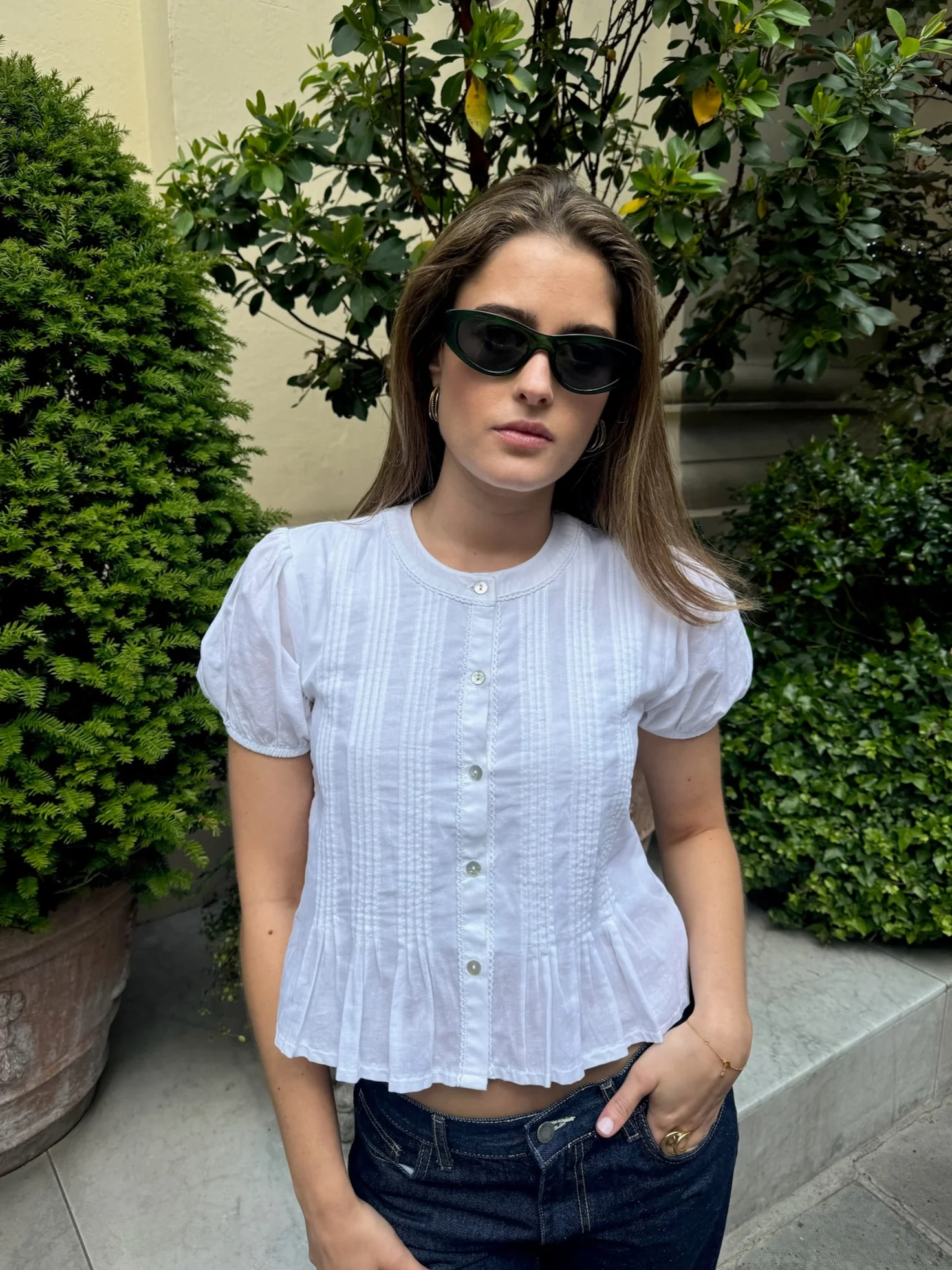 Emma Blouse - White - Image 2