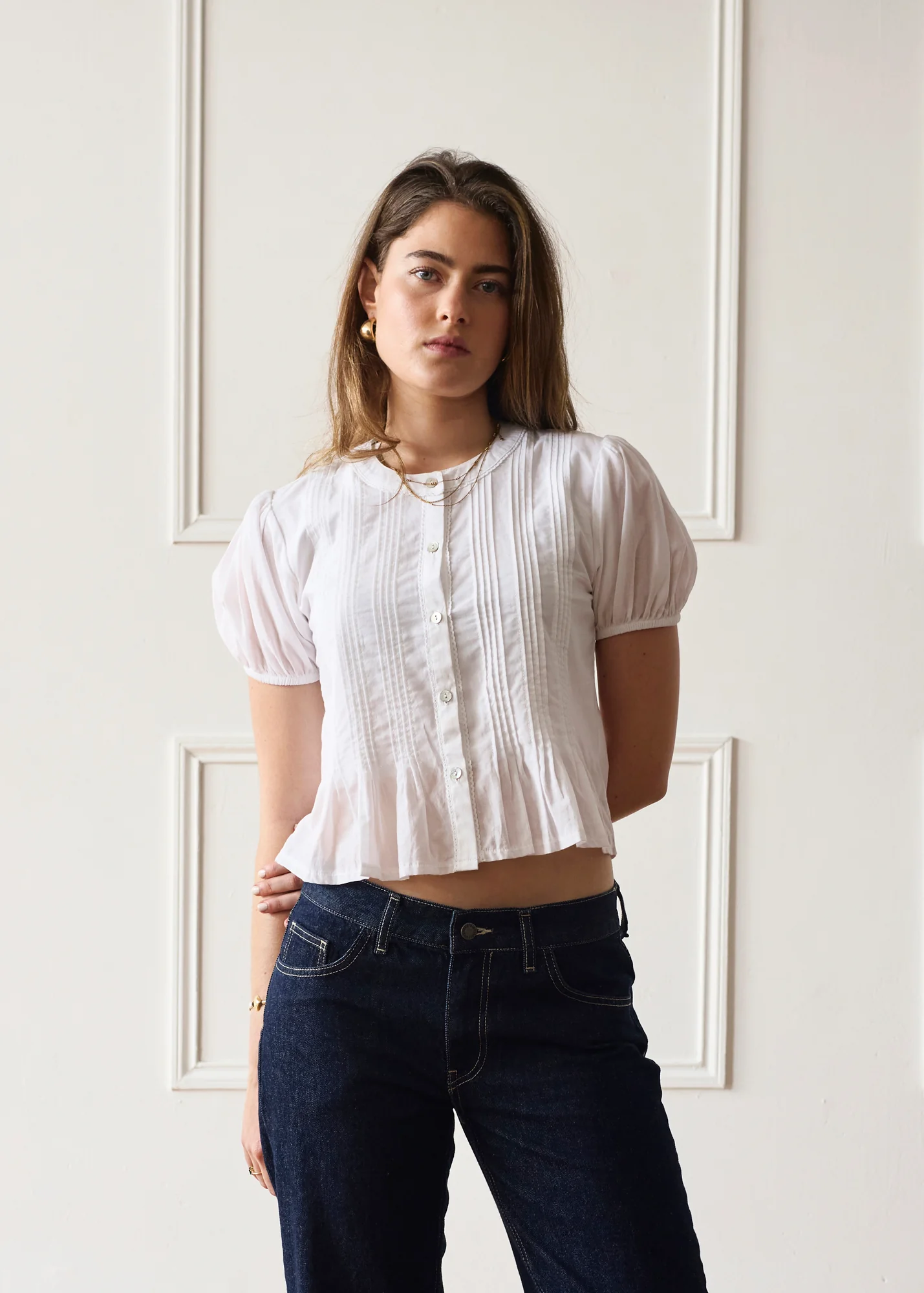 Emma Blouse - White - Image 3