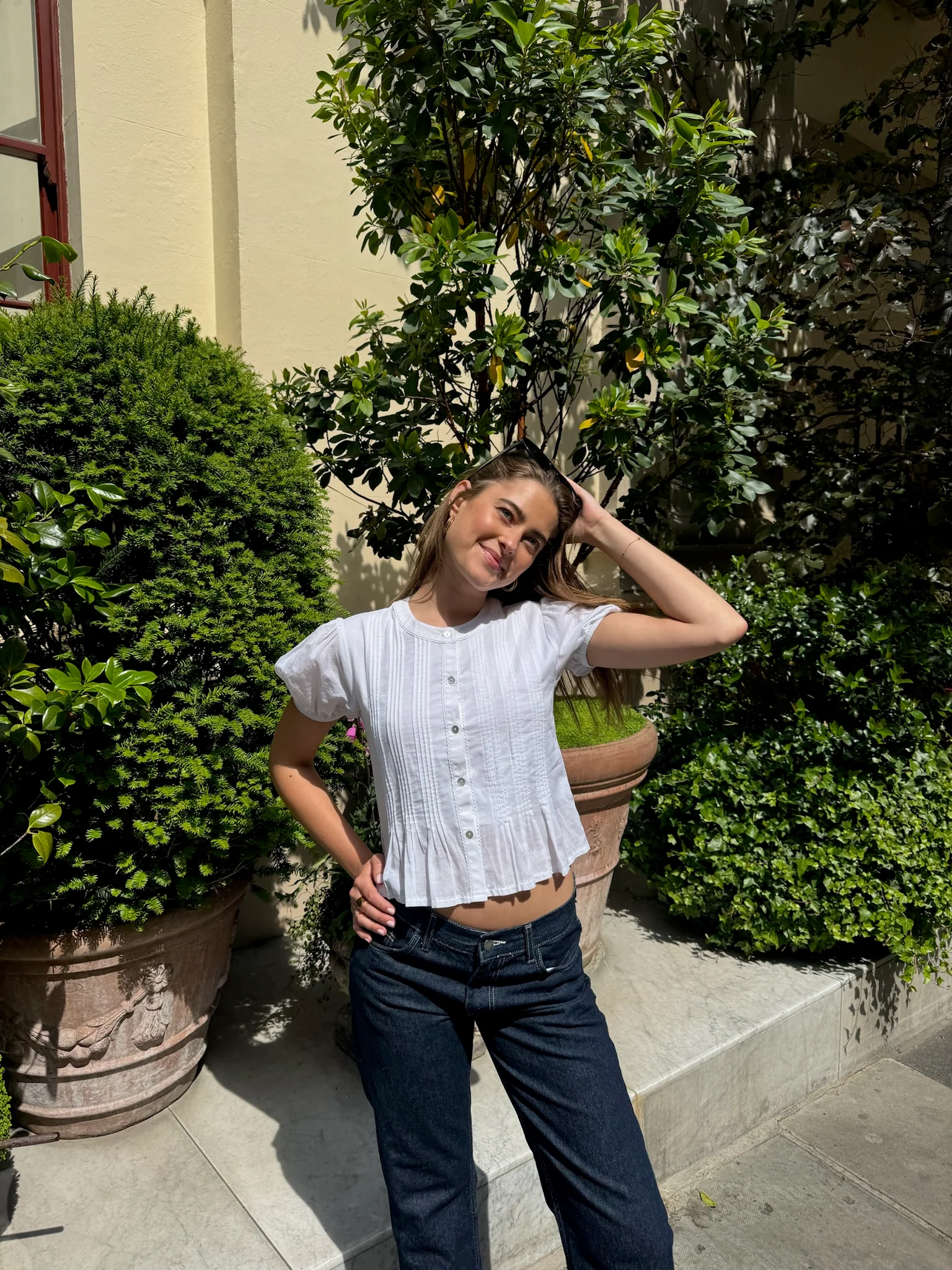 Emma Blouse - White - Image 4
