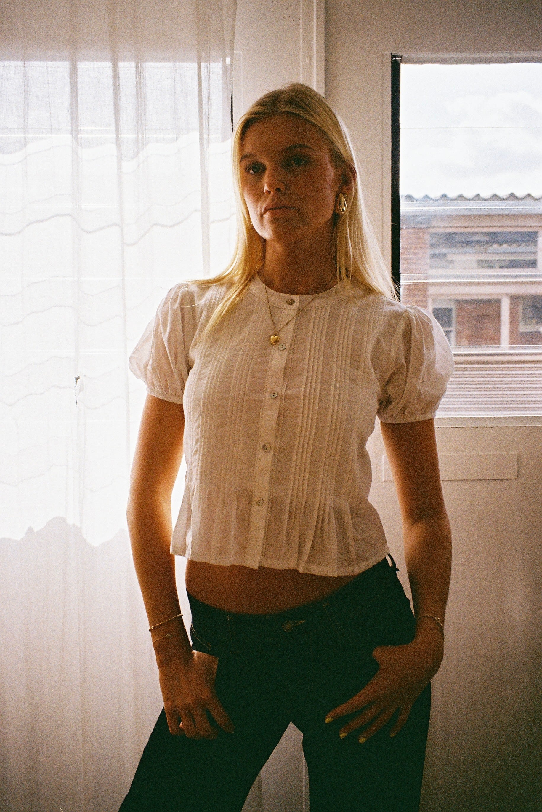 Emma Blouse - White - Image 5