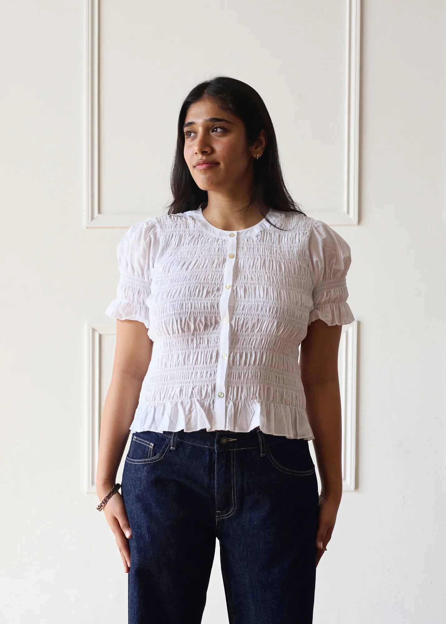 Esme Blouse - White - Image 5