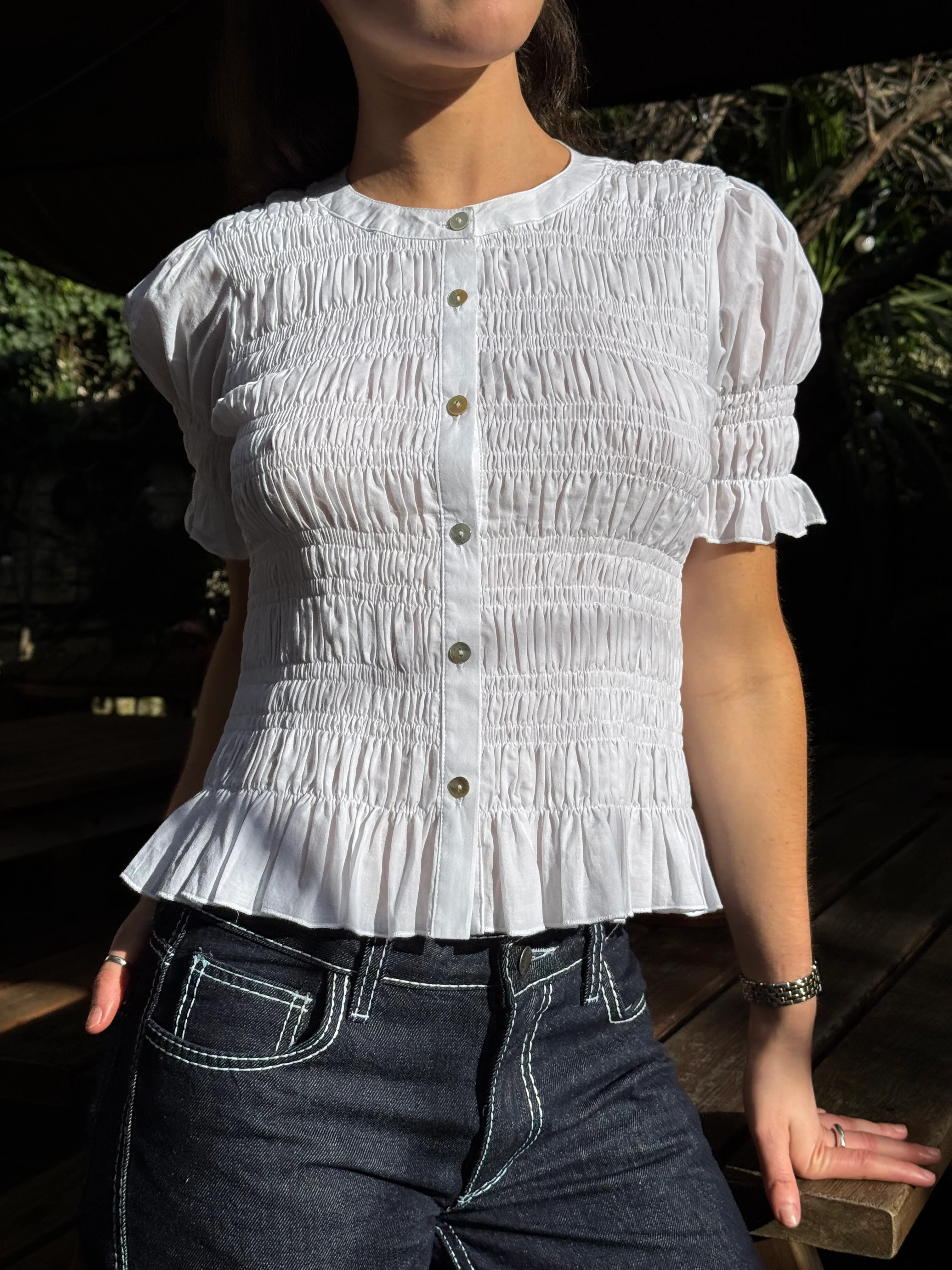 Esme Blouse - White - Image 8