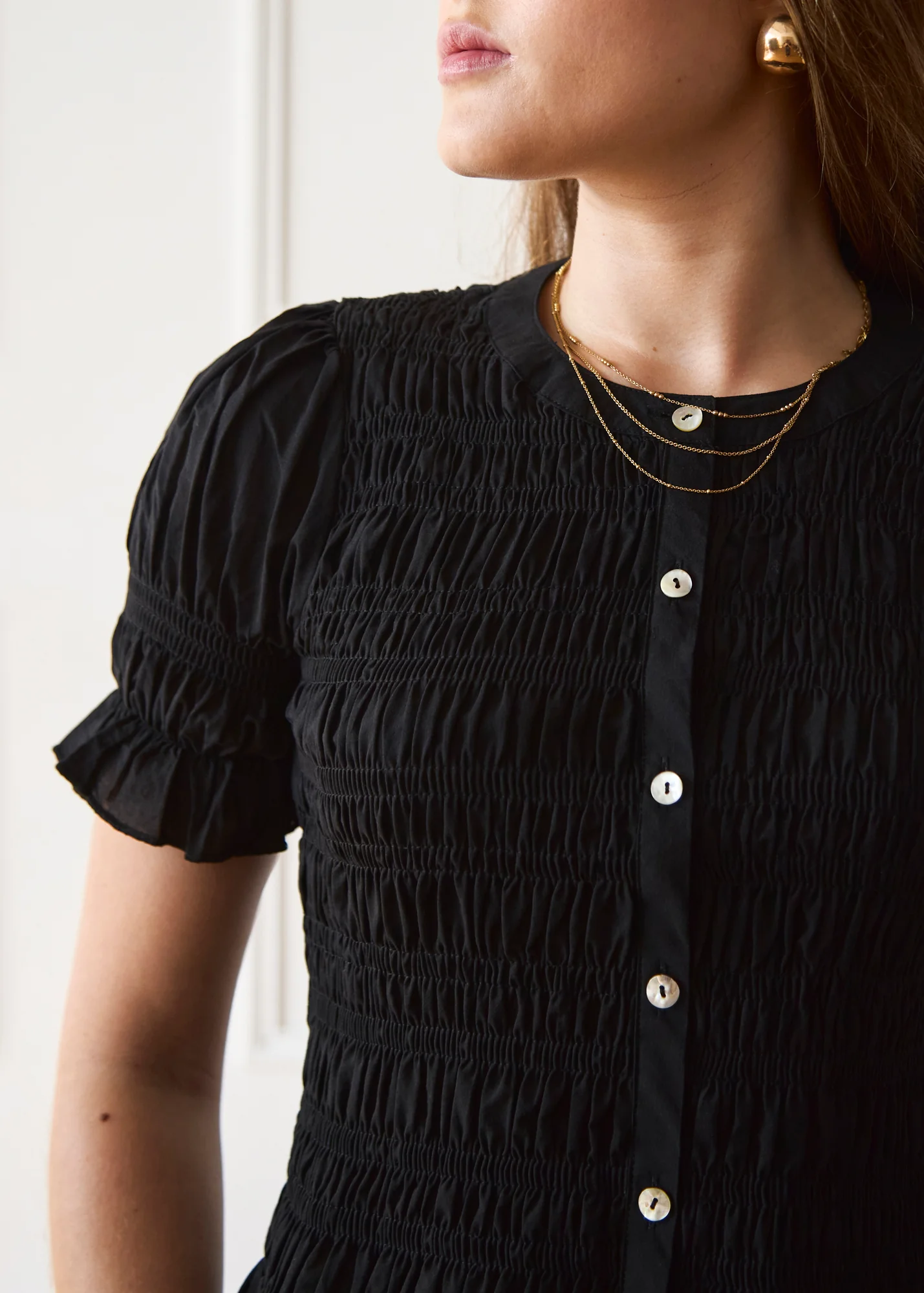 Esme Blouse - Black - Image 5