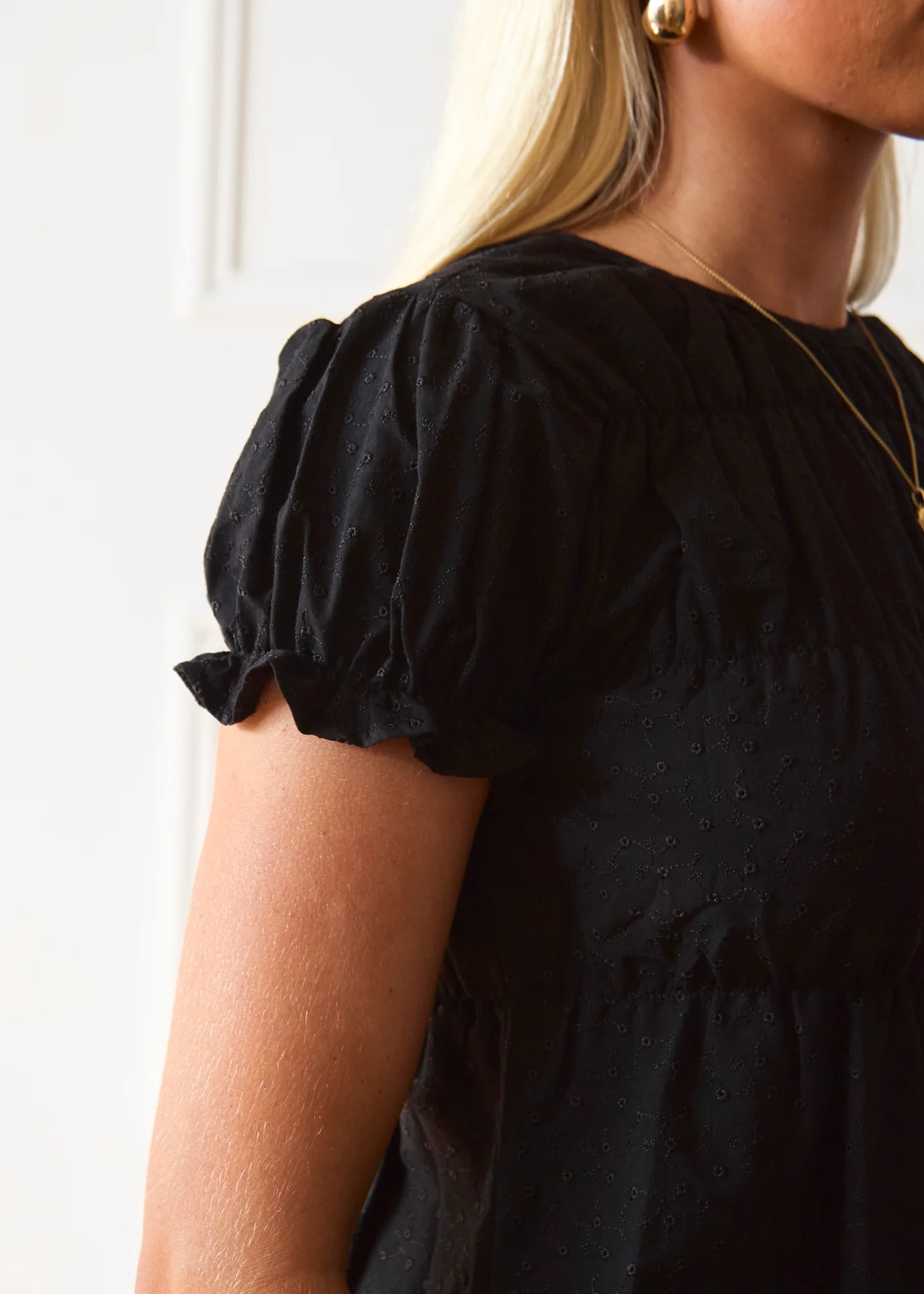 Etta Blouse - Black - Image 8