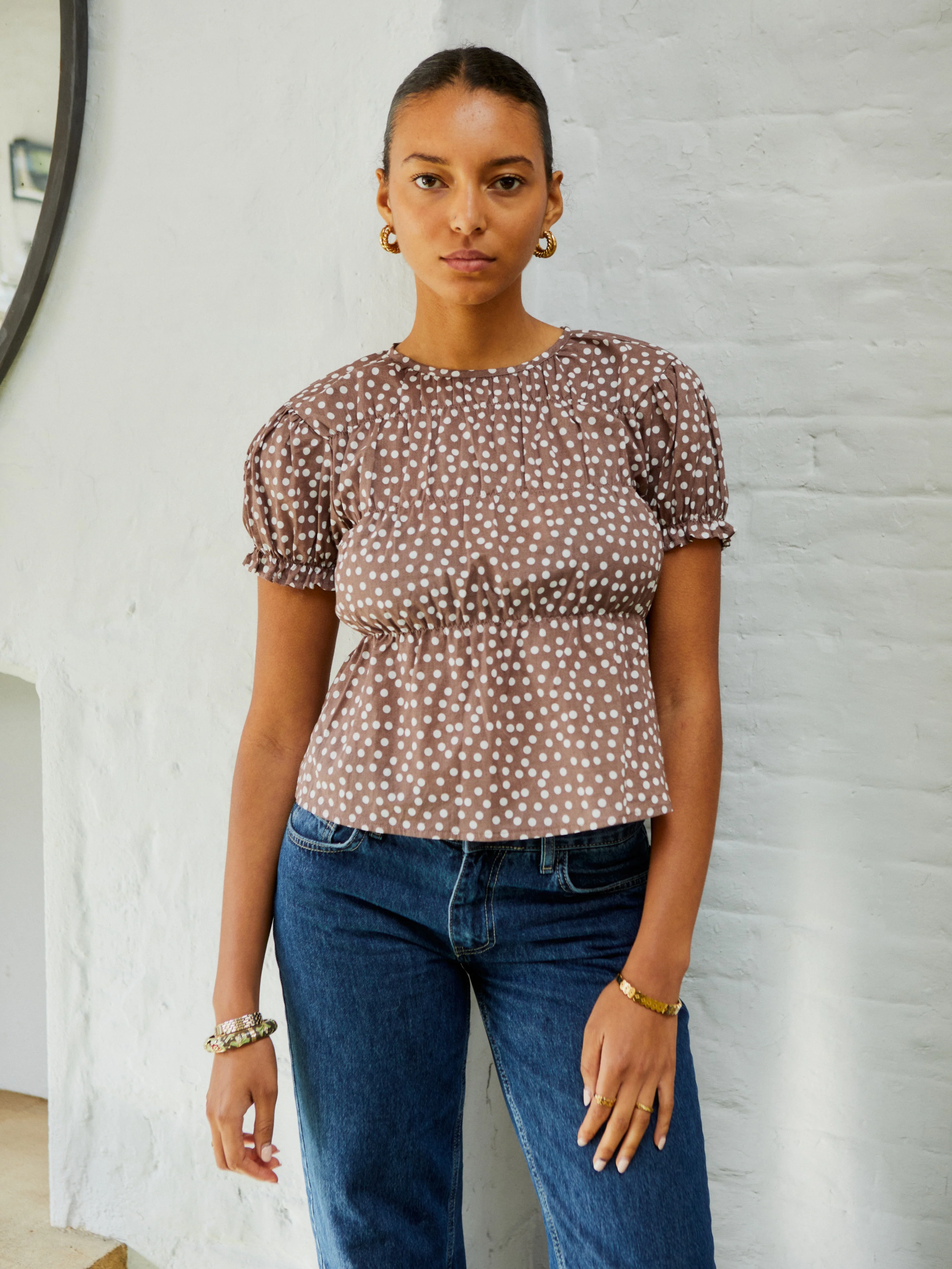 Etta Blouse - Cocoa - Image 5
