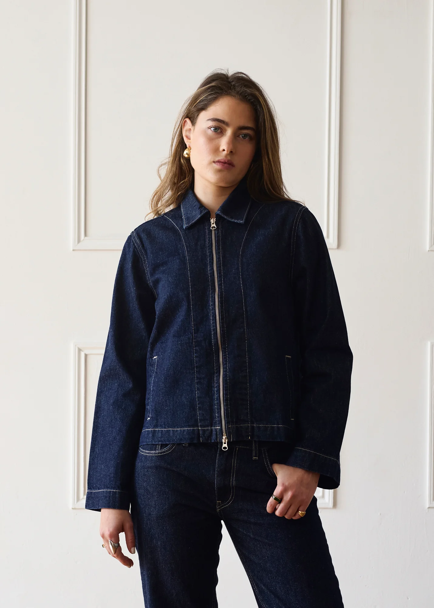 Hani Jacket - Dark Wash - Image 7