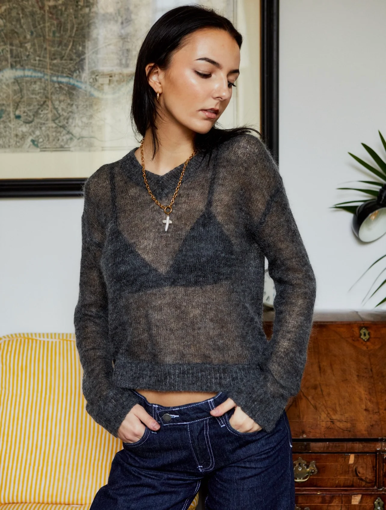 Leni Jumper - Dark Grey - Image 11