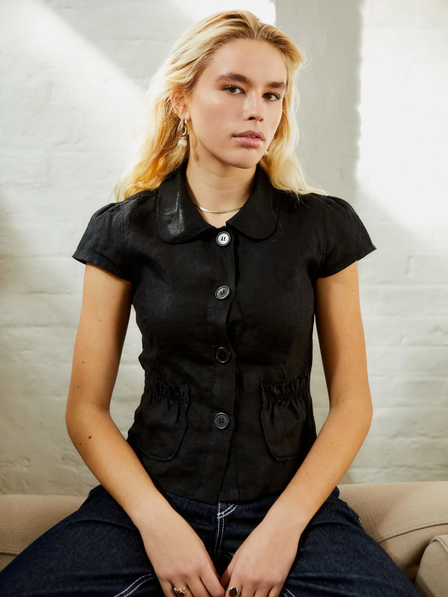 Margot Top - Black - Image 7