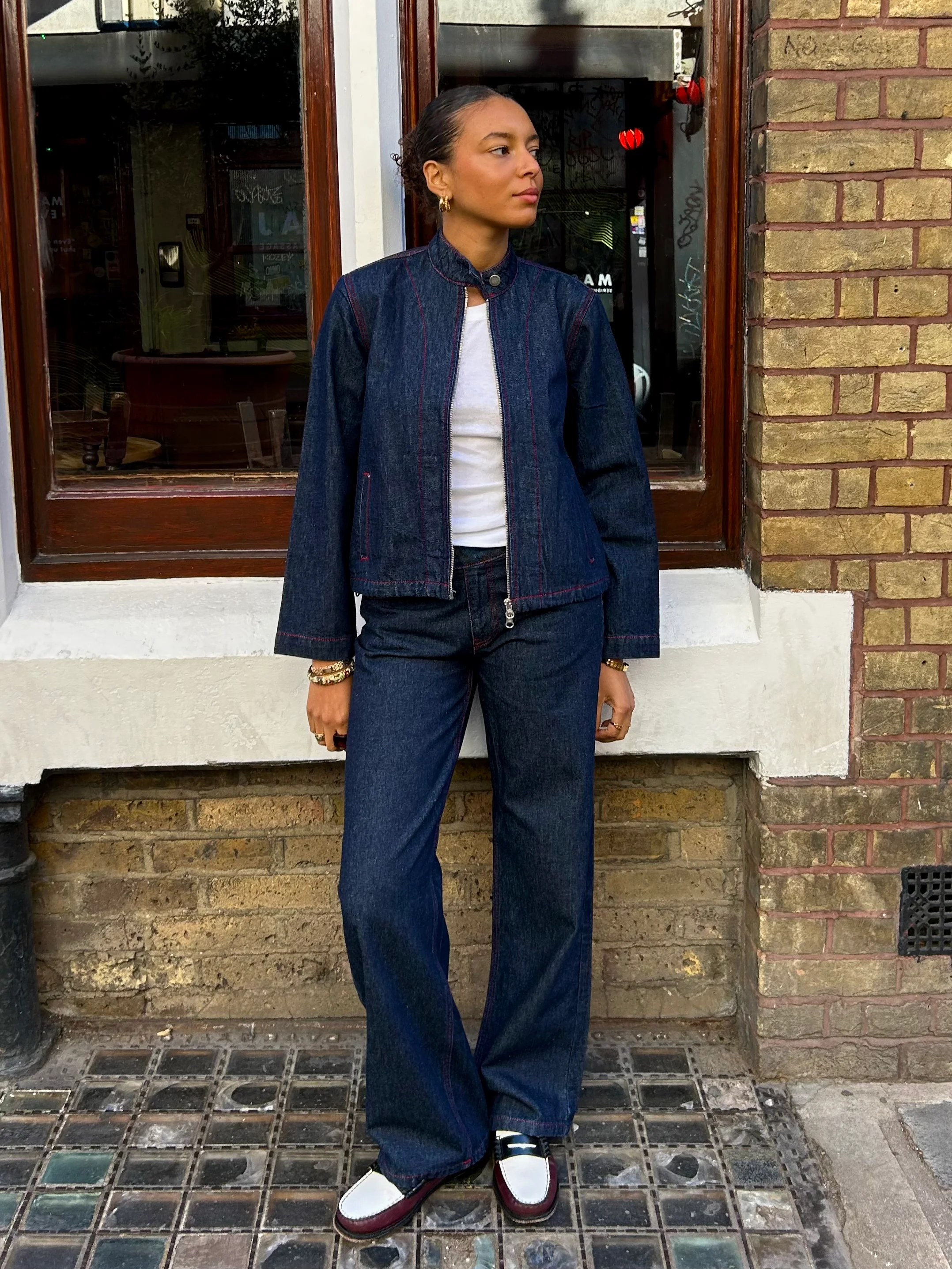 Nina Jeans - Indigo & Red - Image 5