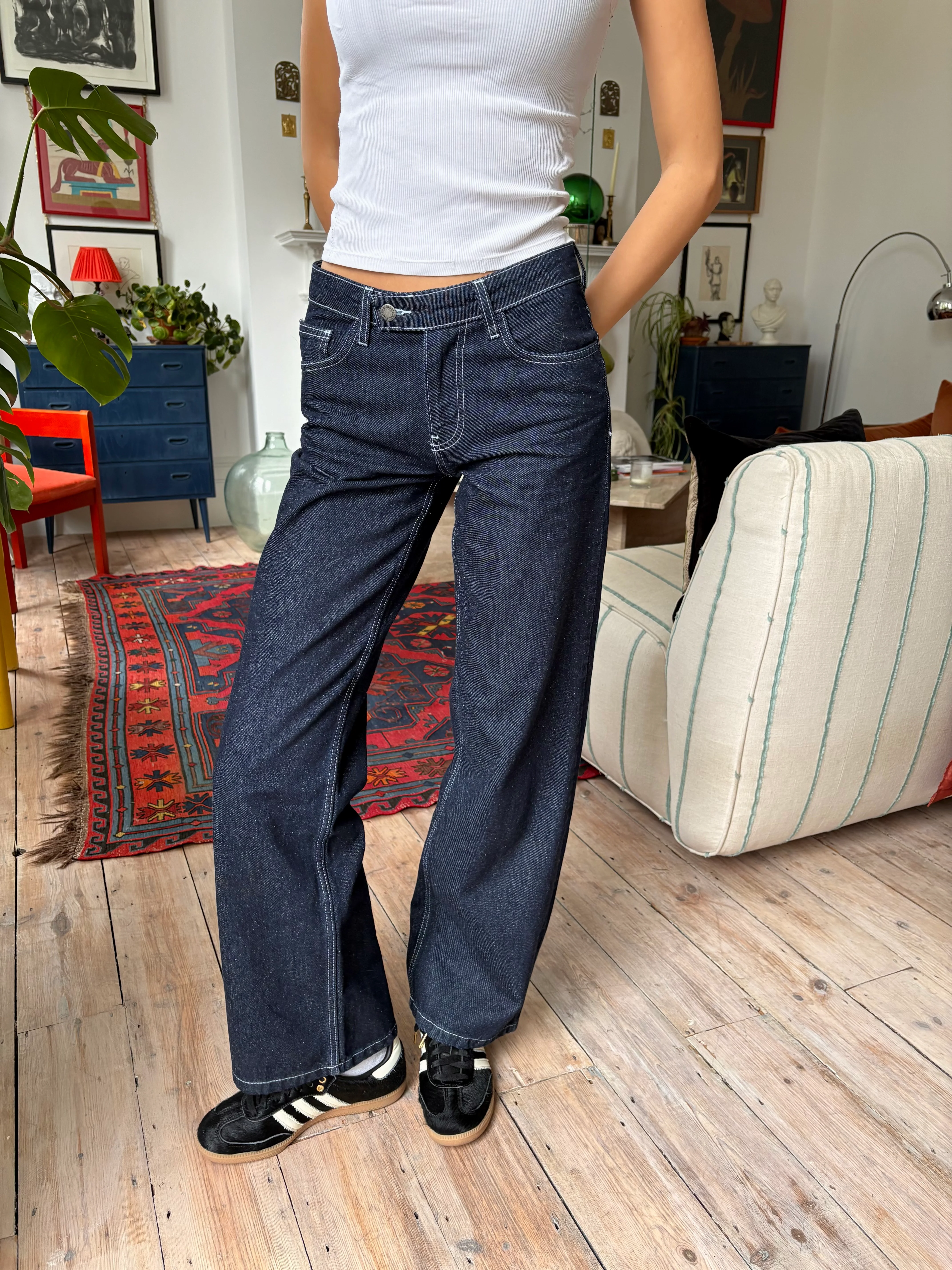 Nina Jeans - Indigo & White - Image 9