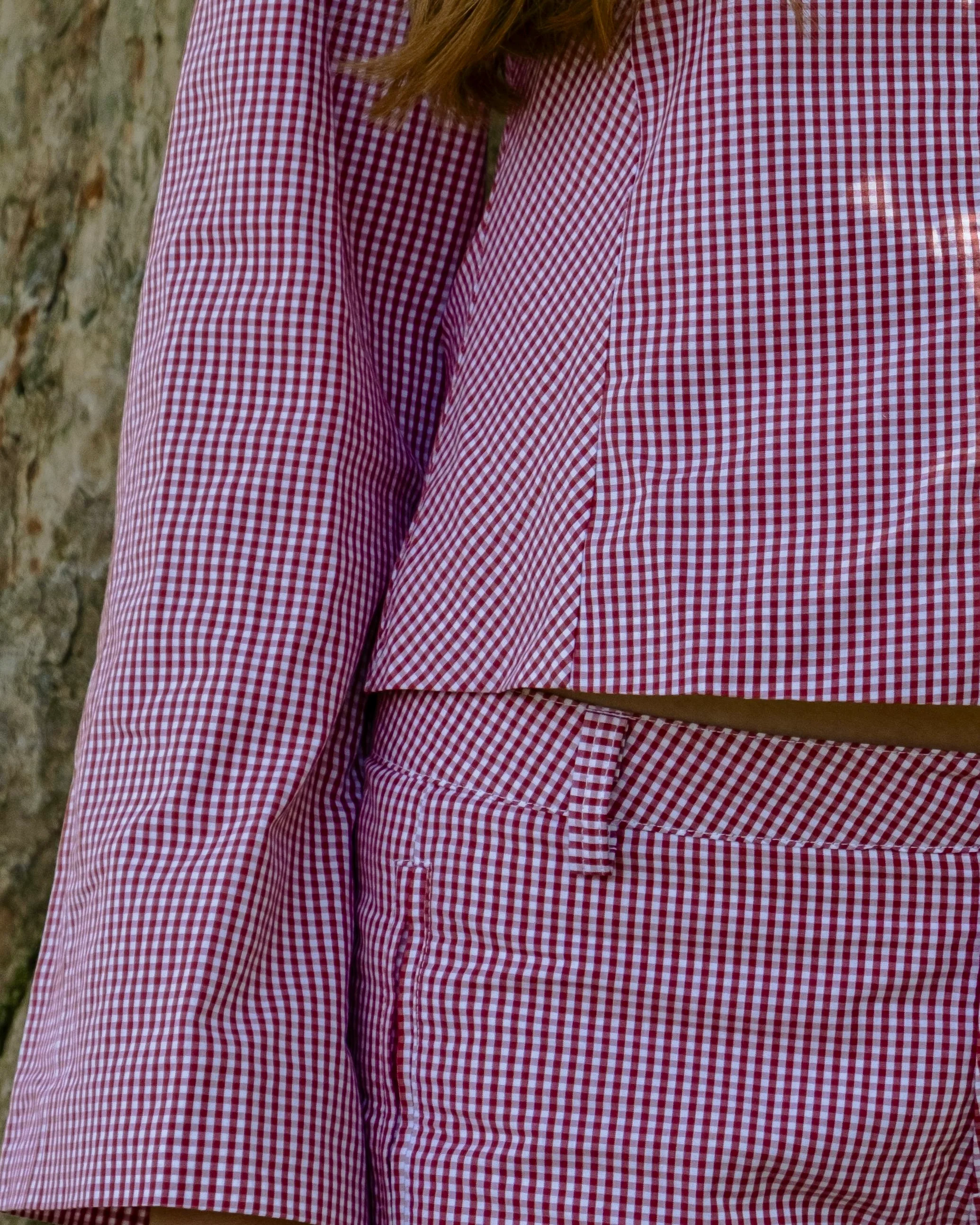 Polly Shorts - Red Gingham - Image 9