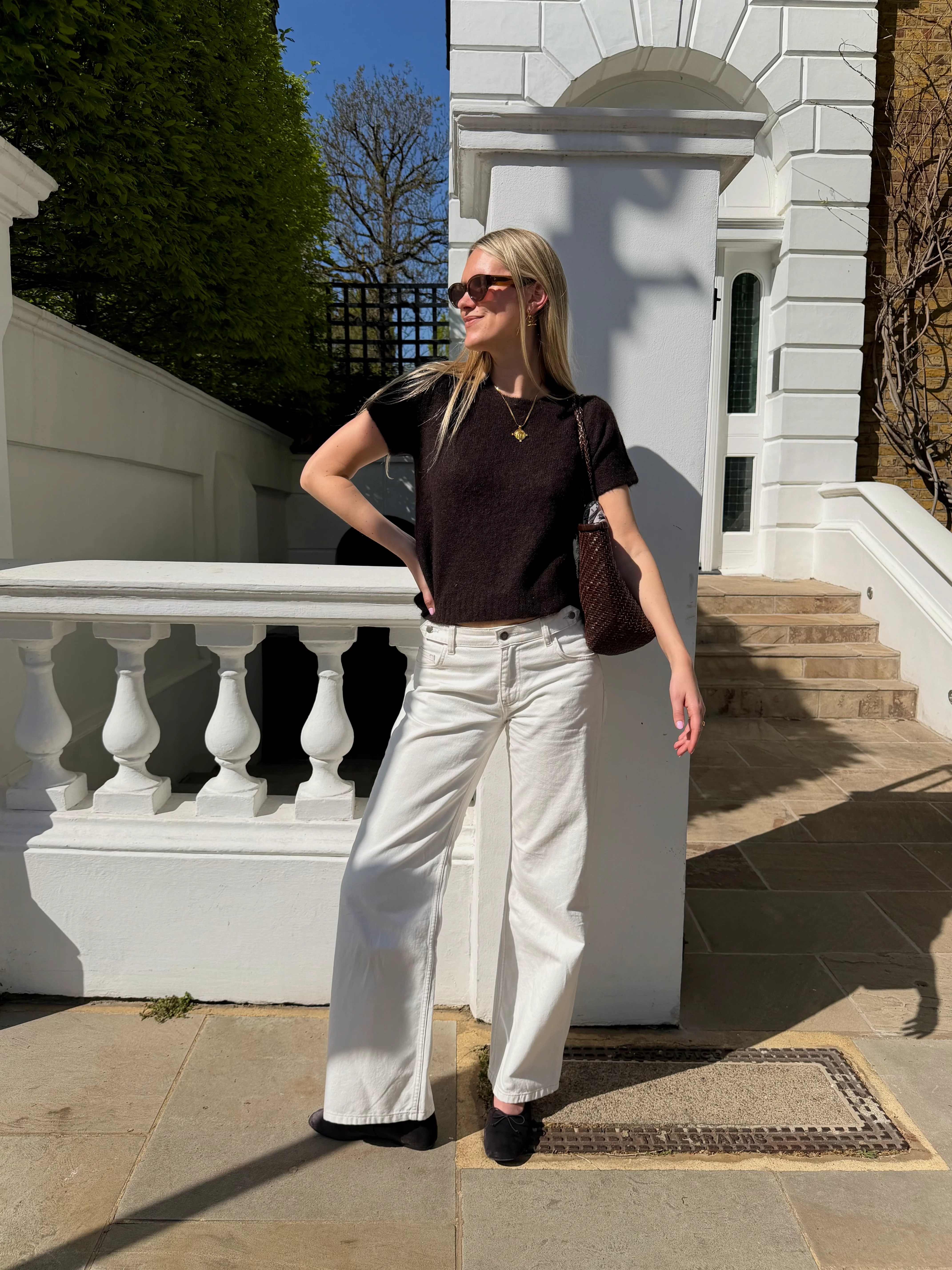The Short Sleeve Knit - Chocolate - Image 3
